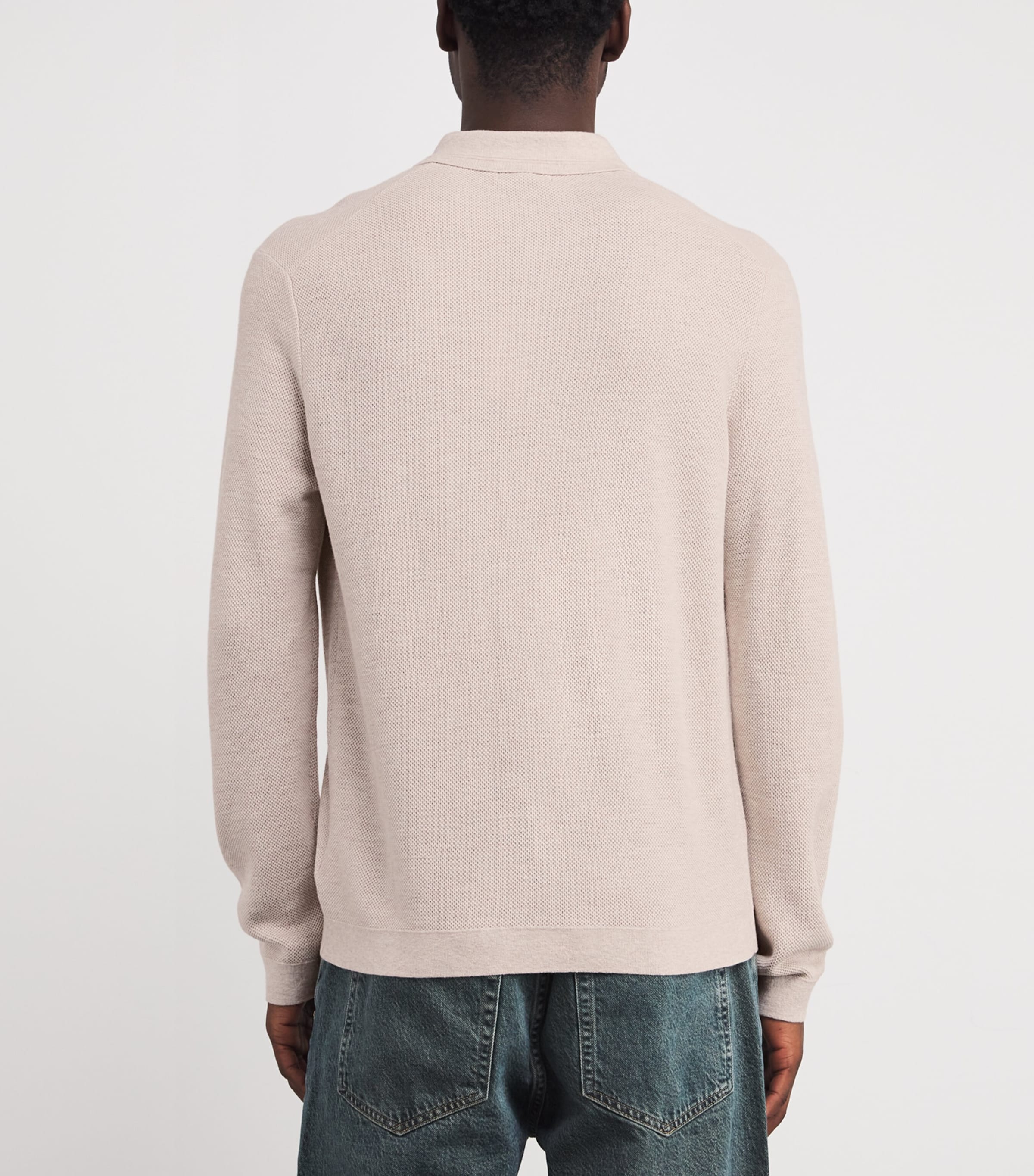 Cotton-Blend Elwynn Polo Shirt CANVAS Image 4