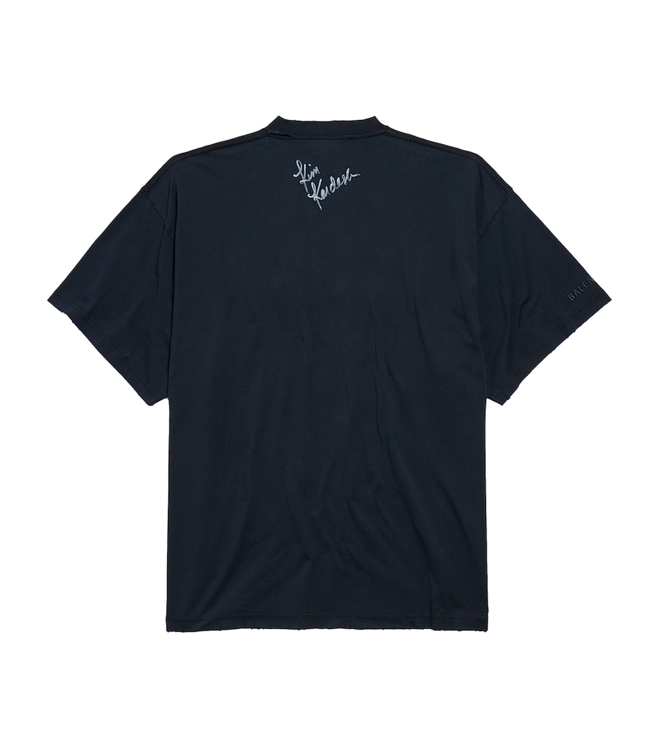 Cotton Kim K Oversized T-Shirt 1083 Image 3