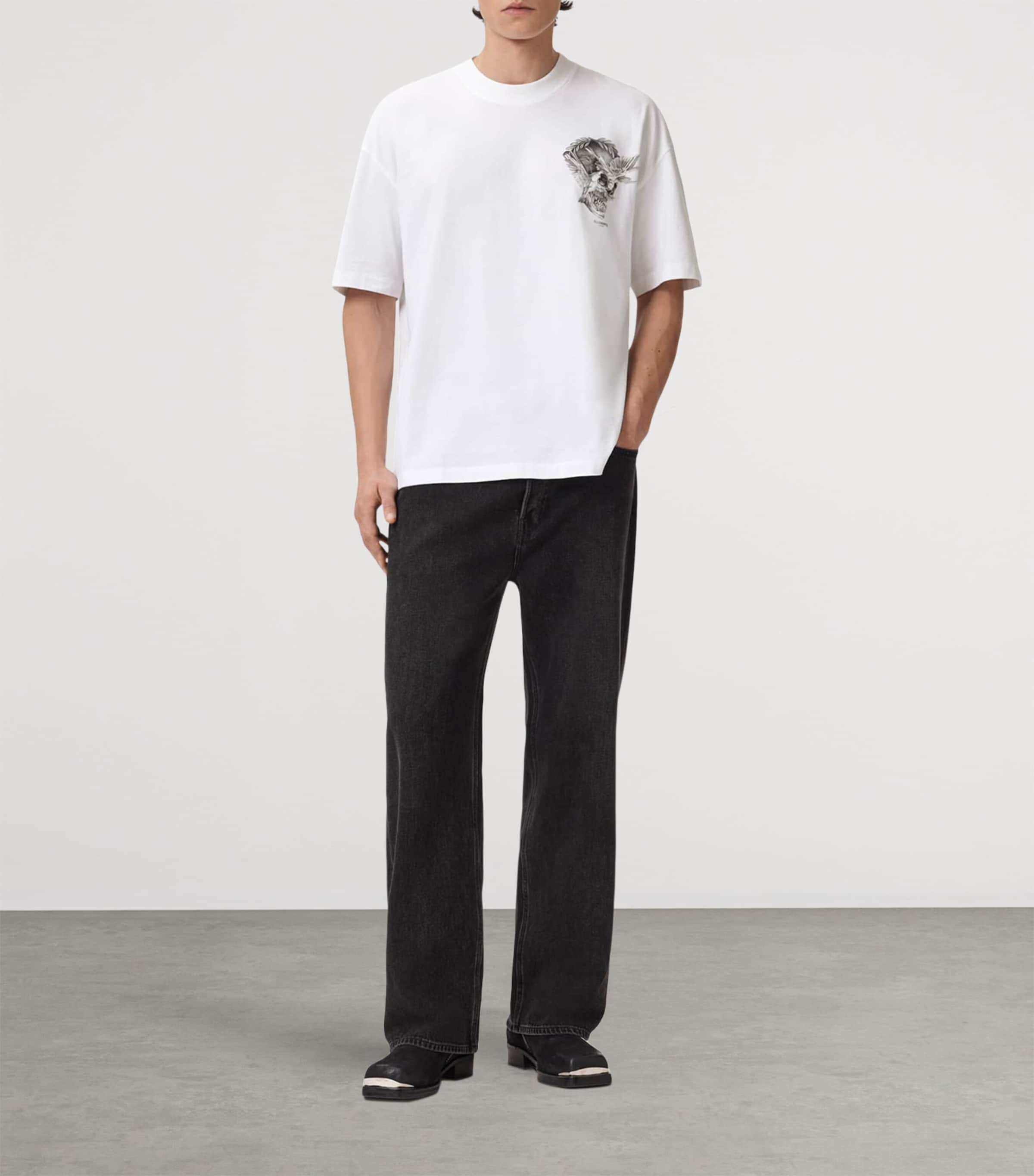 Cotton Mysteries Graphic T-Shirt OPTIC WHITE Image 5