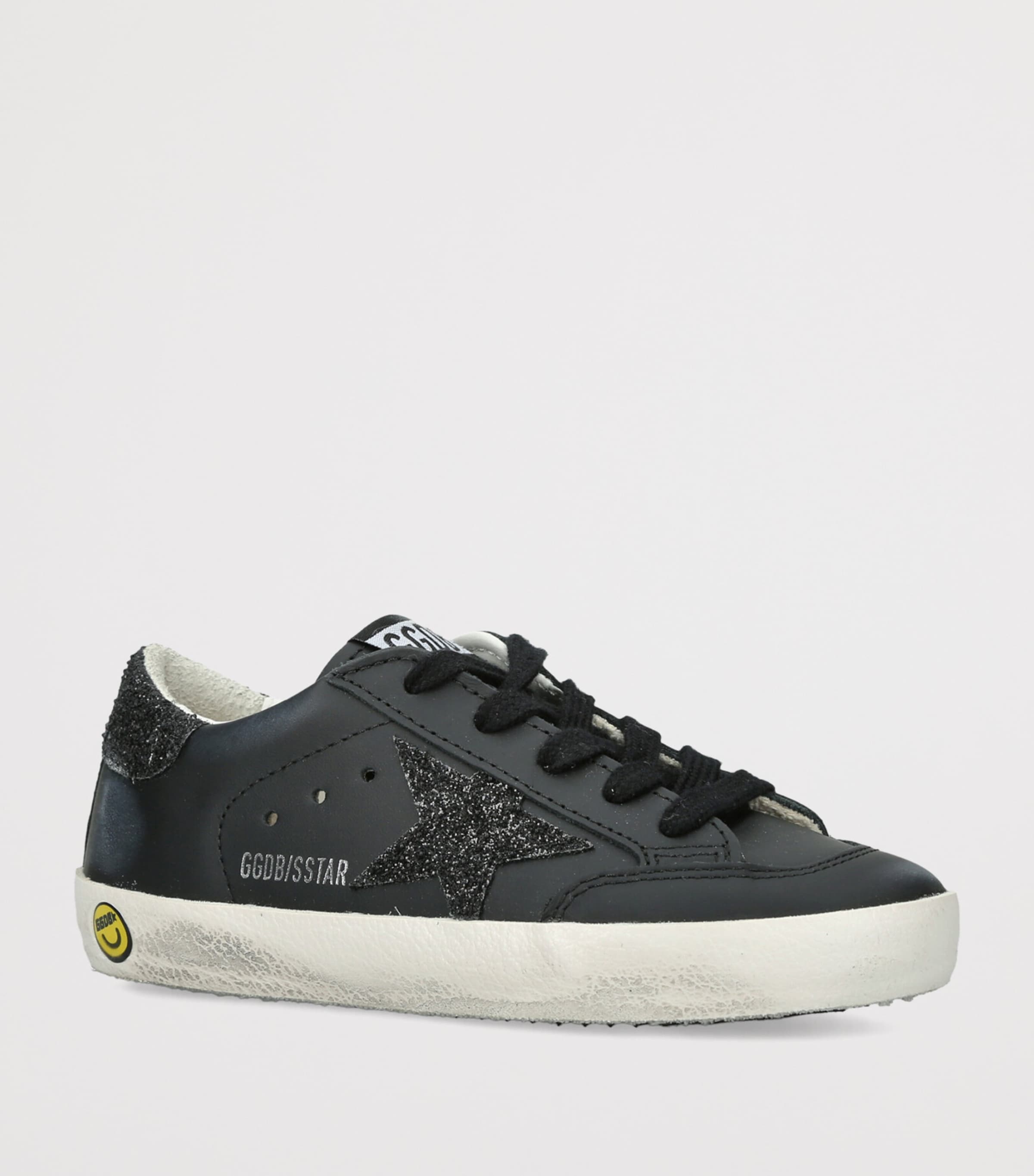 Golden Goose Leather Super-Star Sneakers Black Image 2