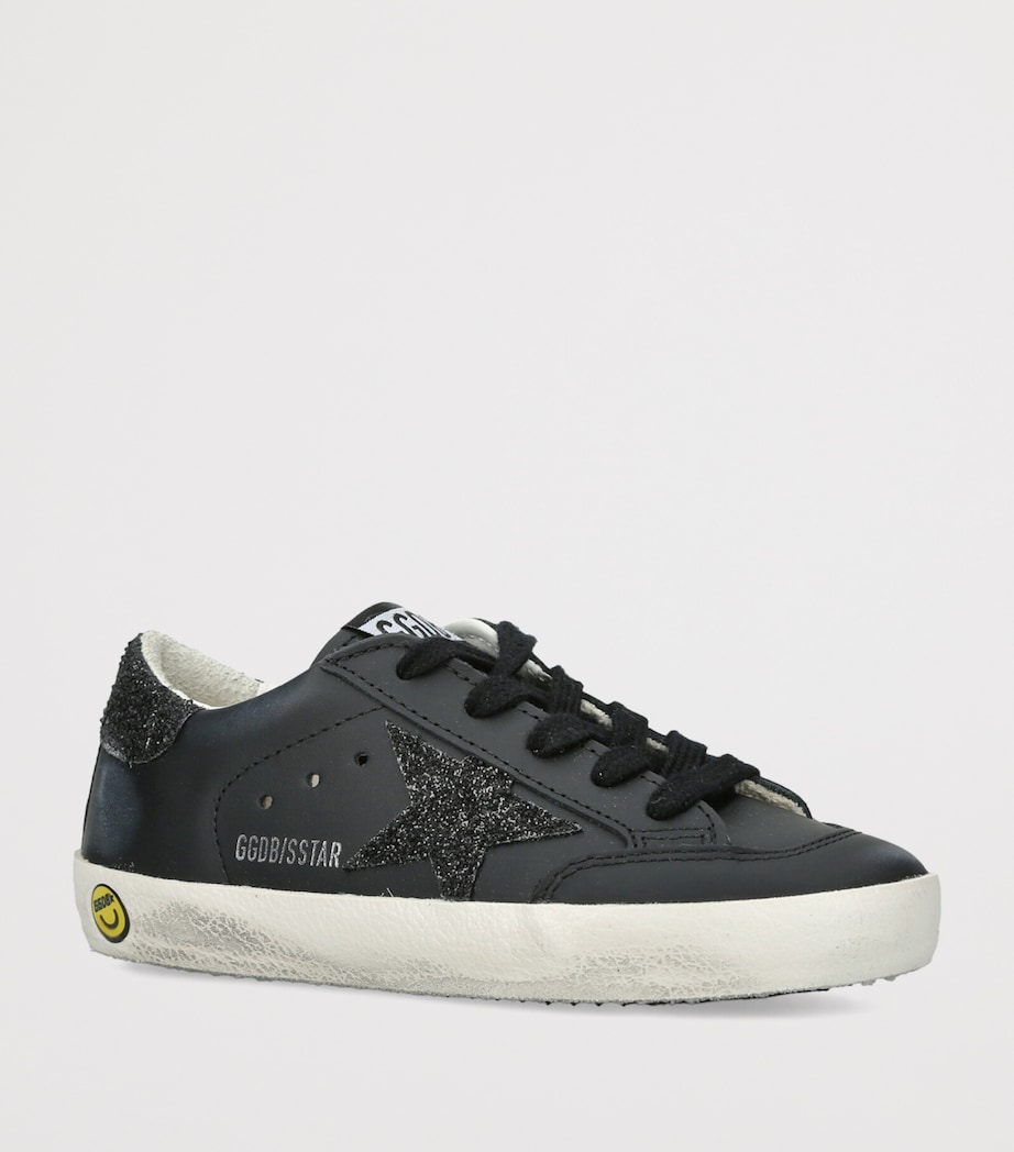 Golden Goose Leather Super-Star Sneakers Black Image 2