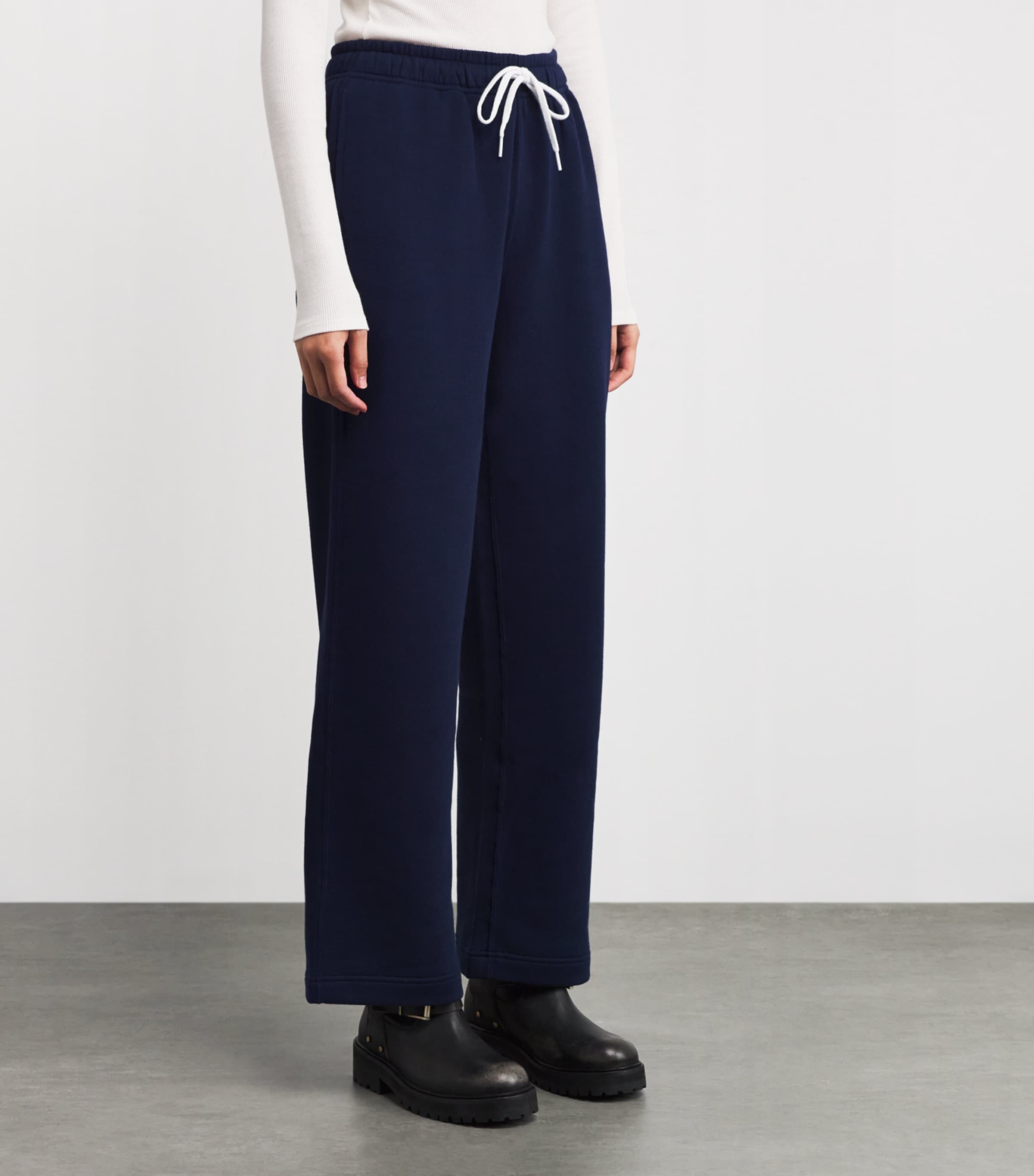 Polo Pony Straight Sweatpants CRUISE NAVY Image 3