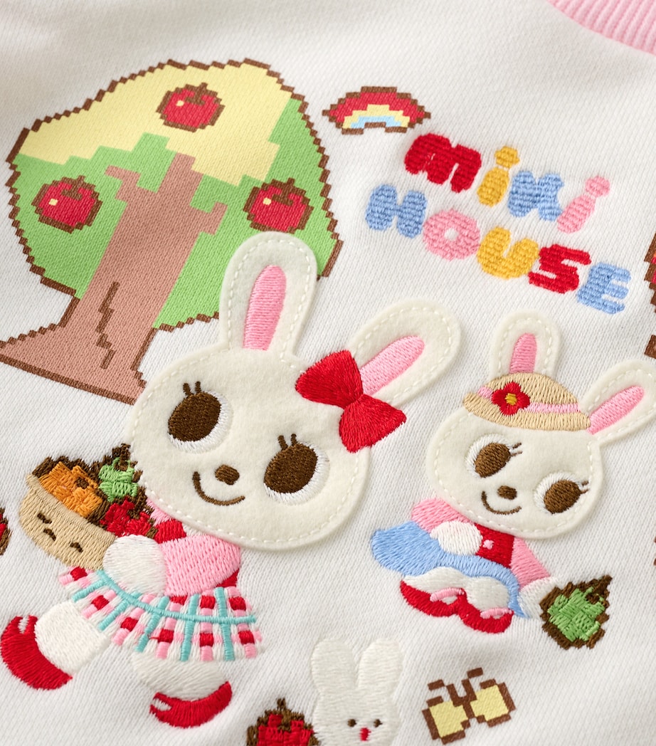 Miki House Cotton Embroidered Sweatshirt (12 Months-7 Years) Image 3