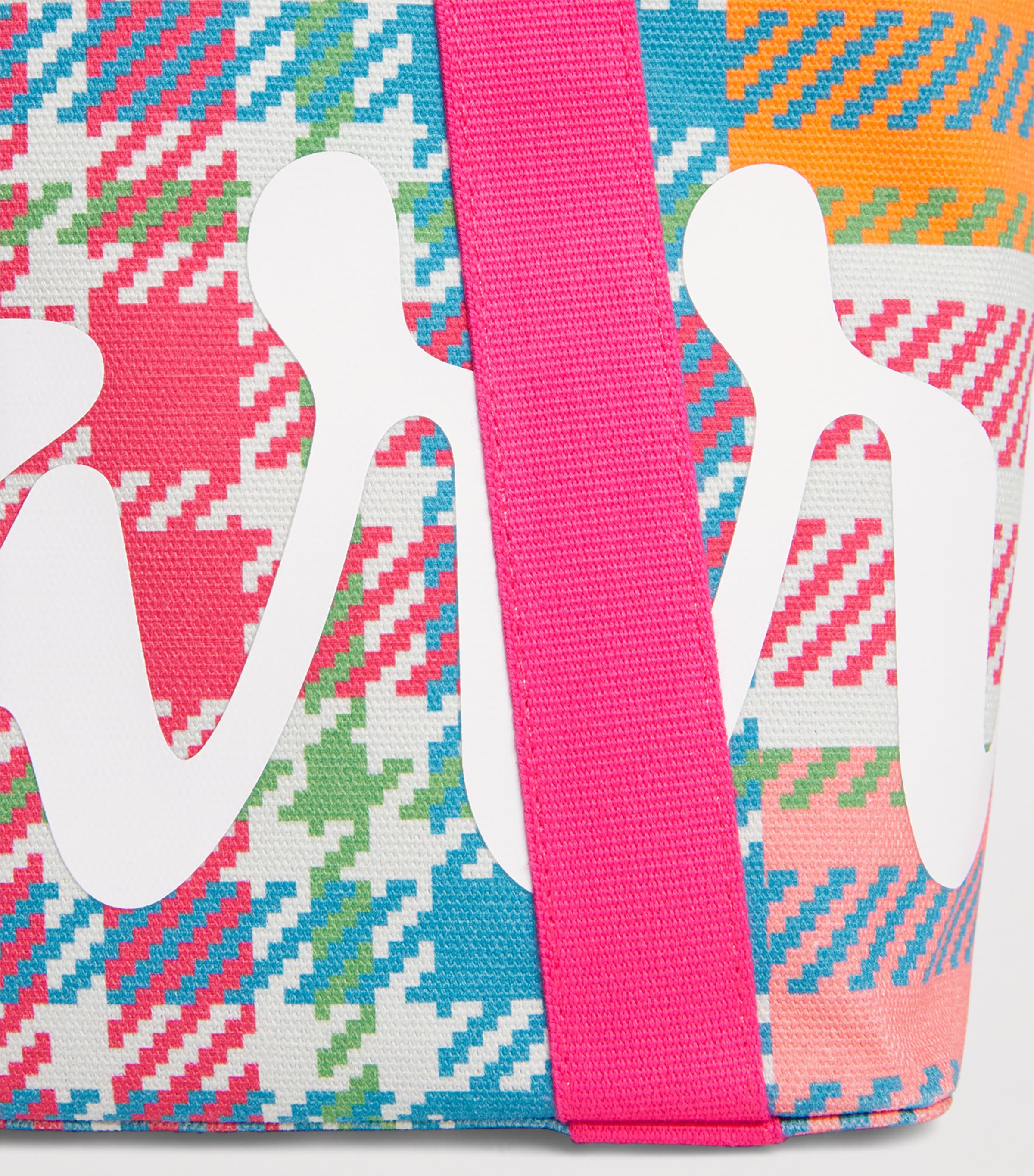 Harrods Mini Madras Check Tote Bag Image 5