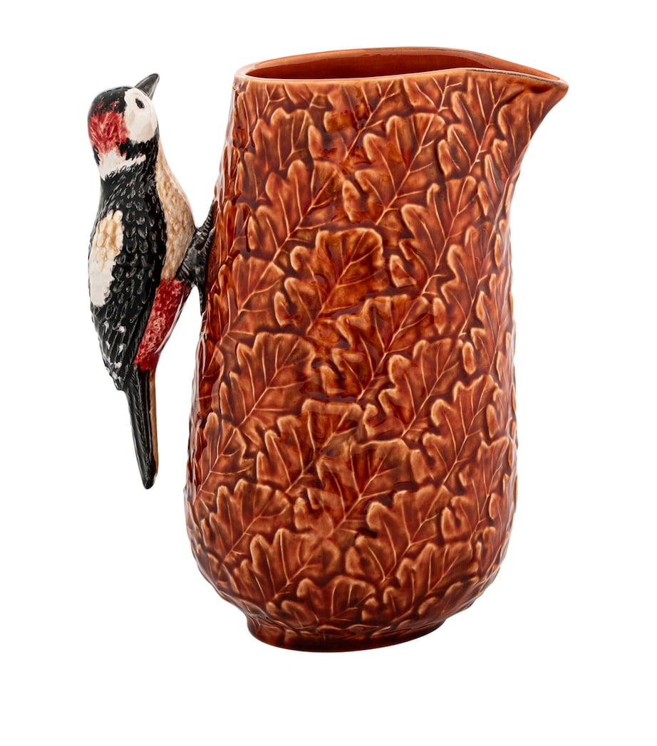 Woodpecker Pitcher Jug (21cm) BROWN Image 2