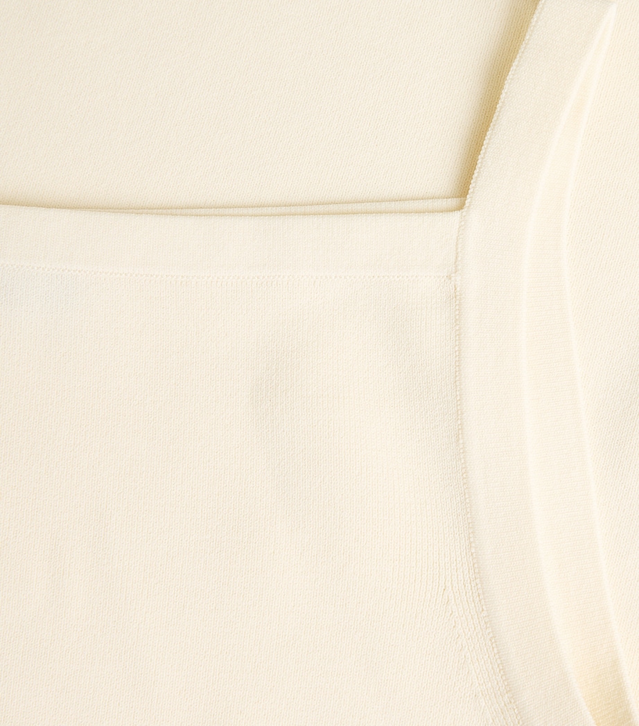 Rib-Knit Tank Top IVORY Image 5