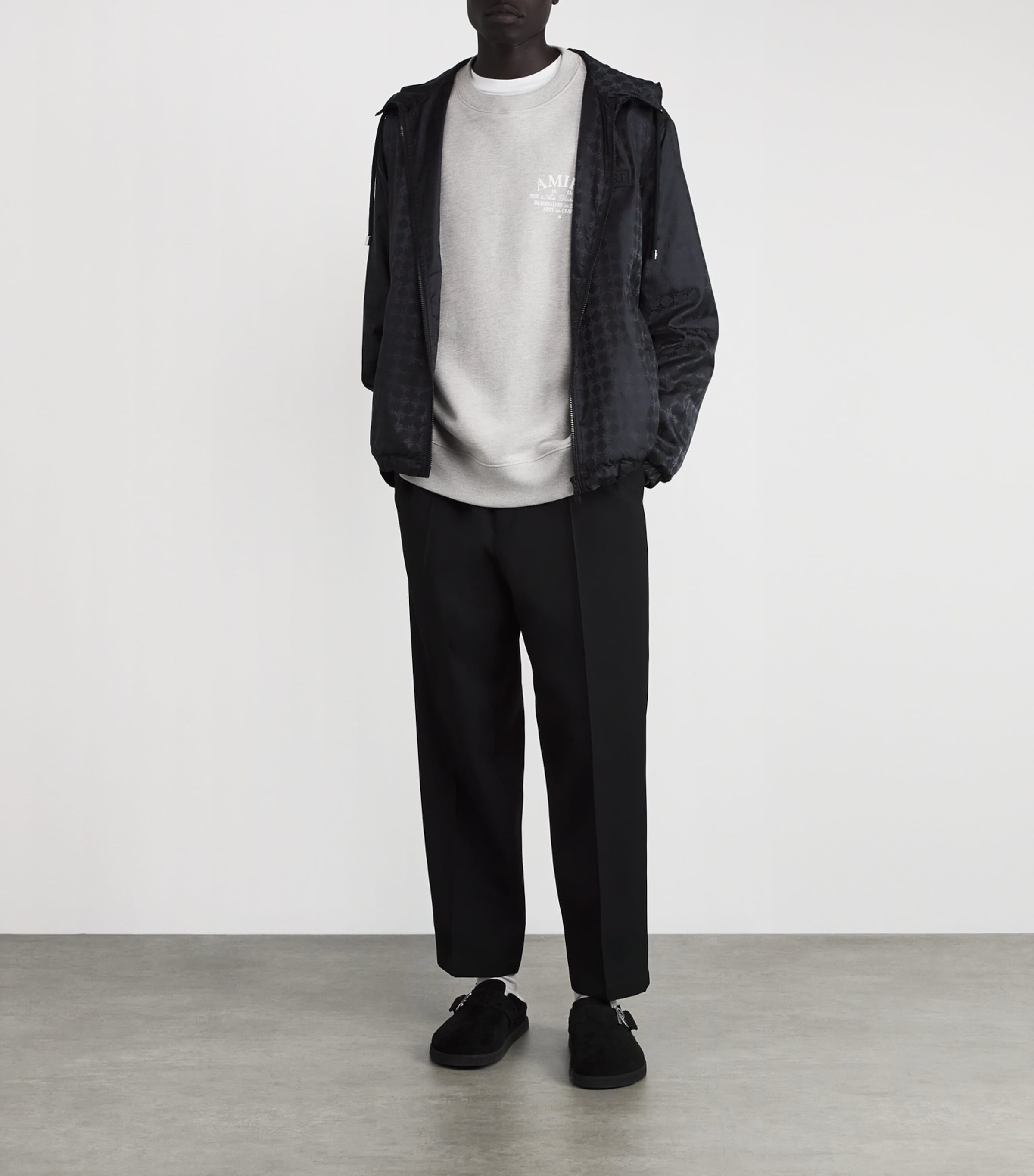 MA Quid Windbreaker Jacket BLACK Image 2