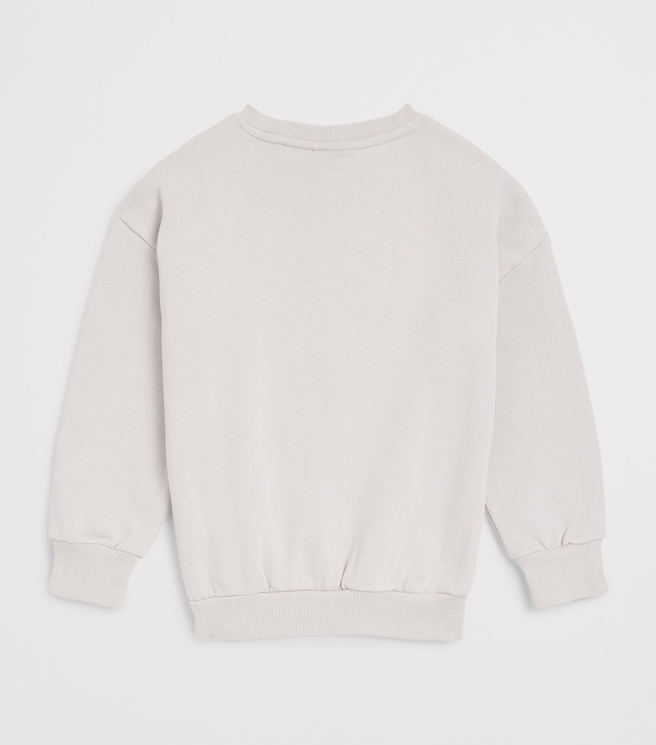 Mini Rodini Organic Cotton Appliqué Table Tennis Sweatshirt (3-11 Years) Image 2