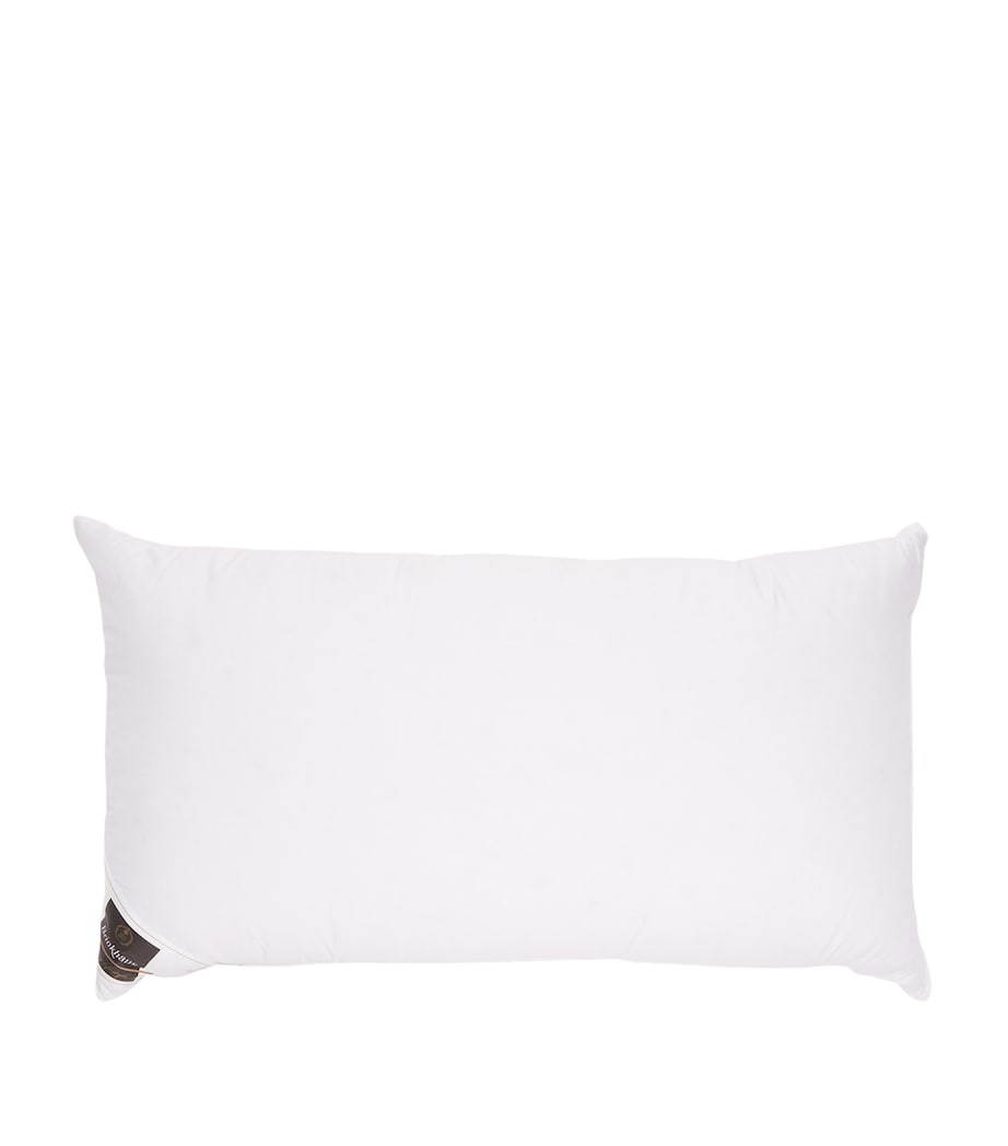 Twin Firm 90% Hungarian Goose Down Pillow (50cm x 90cm) WHITE Image 2
