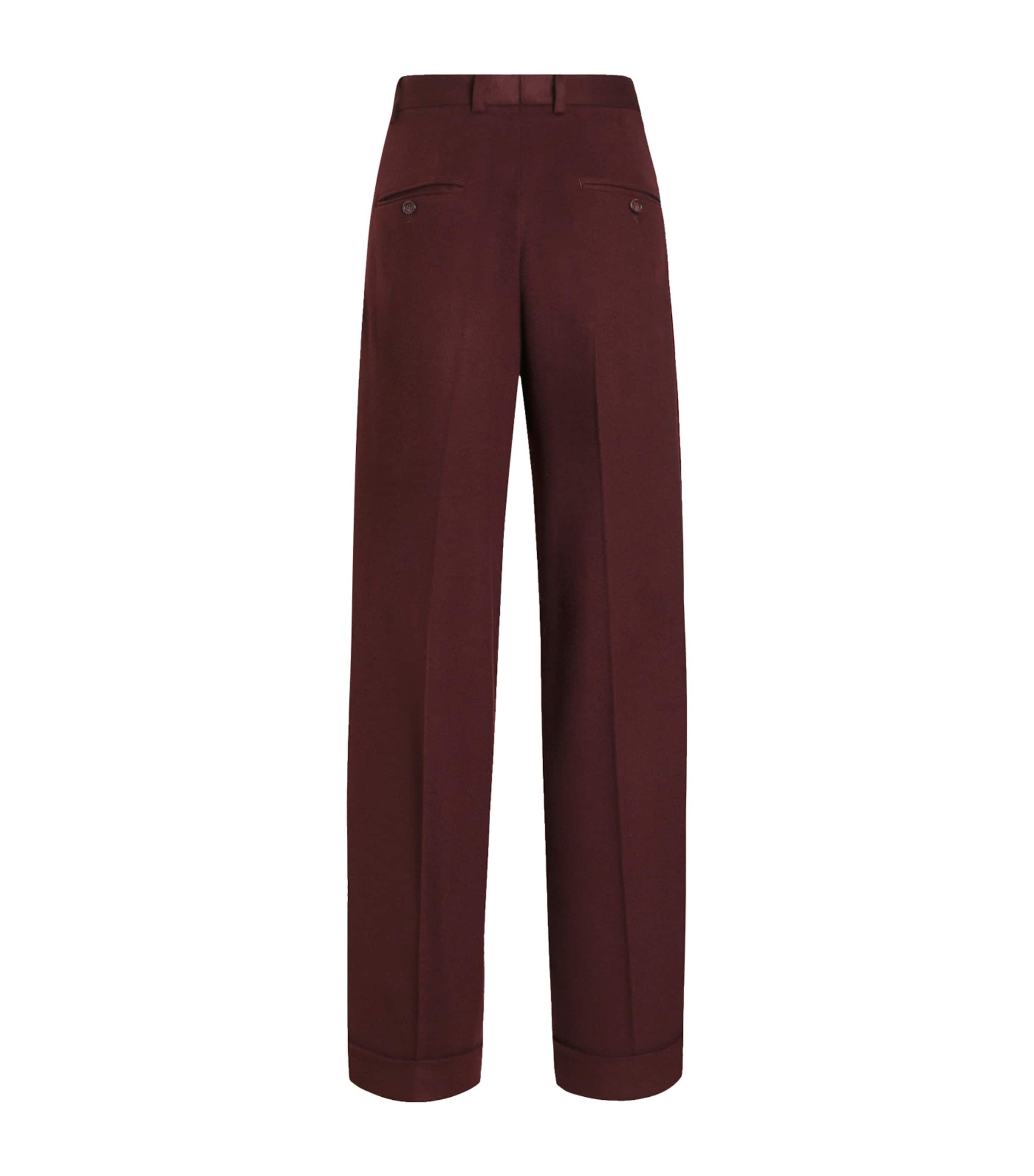 Dolce&Gabbana Womens Cashmere Tailored Trousers Very Image 2