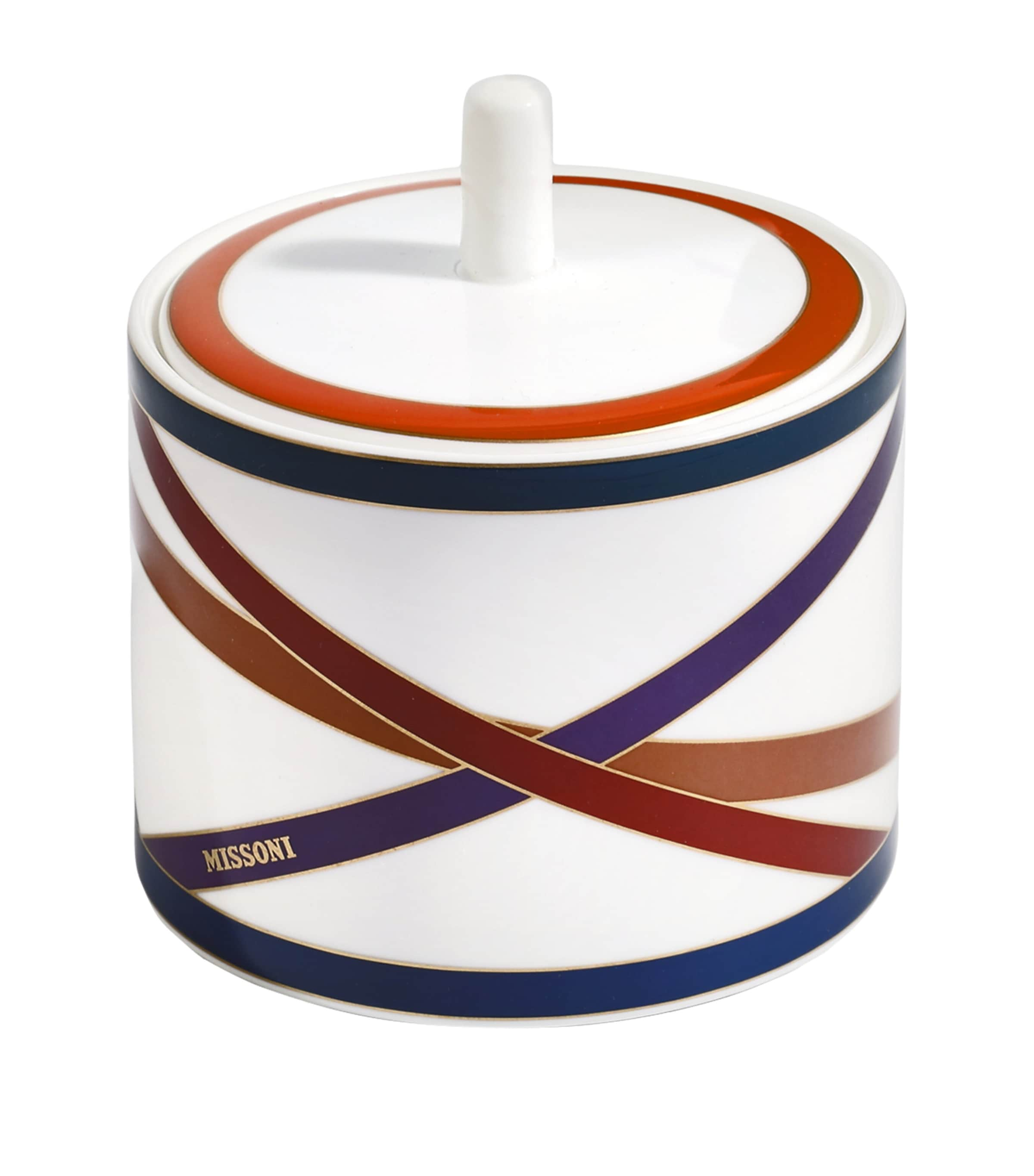 Missoni Nastri Graphic-print Sugar Pot In 100