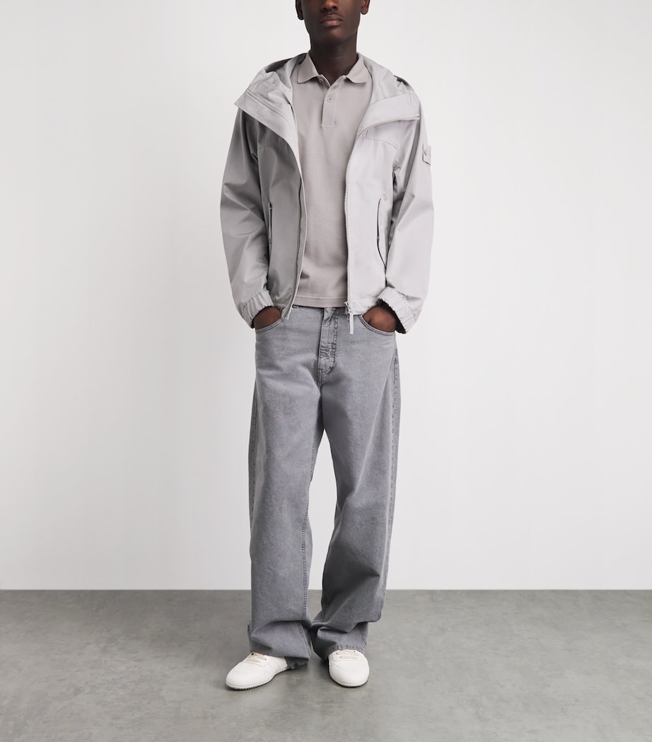 Stone Island Mens Organic Cotton Ghost Polo Shirt Image 2