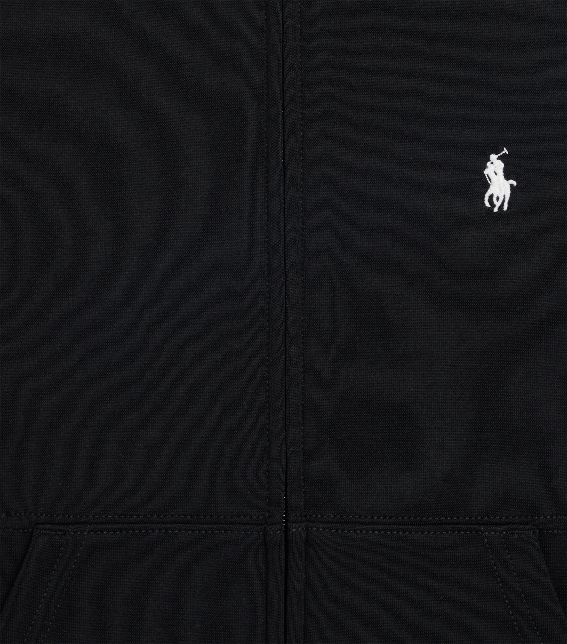 Ralph Lauren Kids Polo Pony Zip-Up Hoodie (6-14 Years) Polo Black Image 2