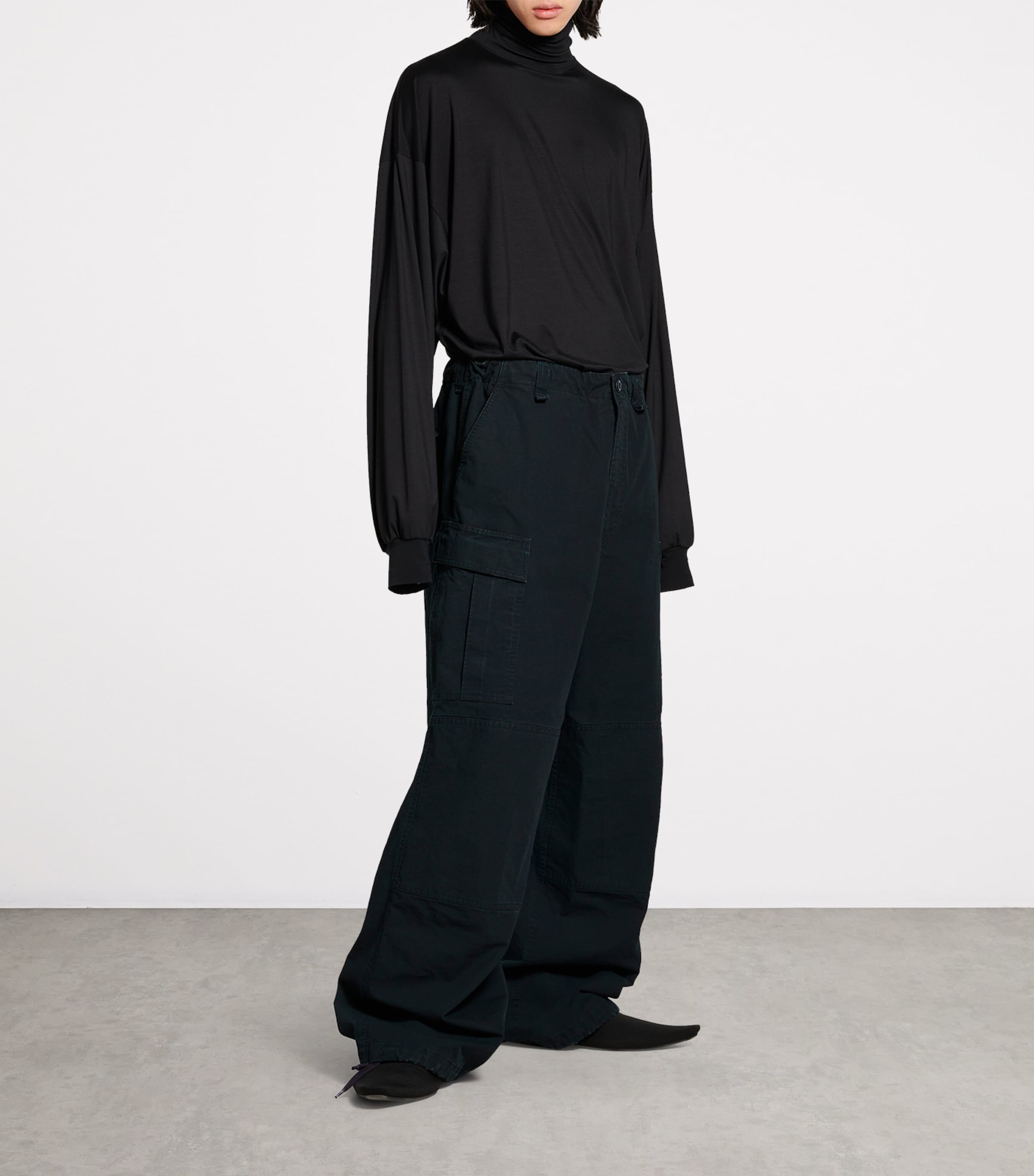 Balenciaga Mens x Under Armour Cotton Cargo Trousers Image 3