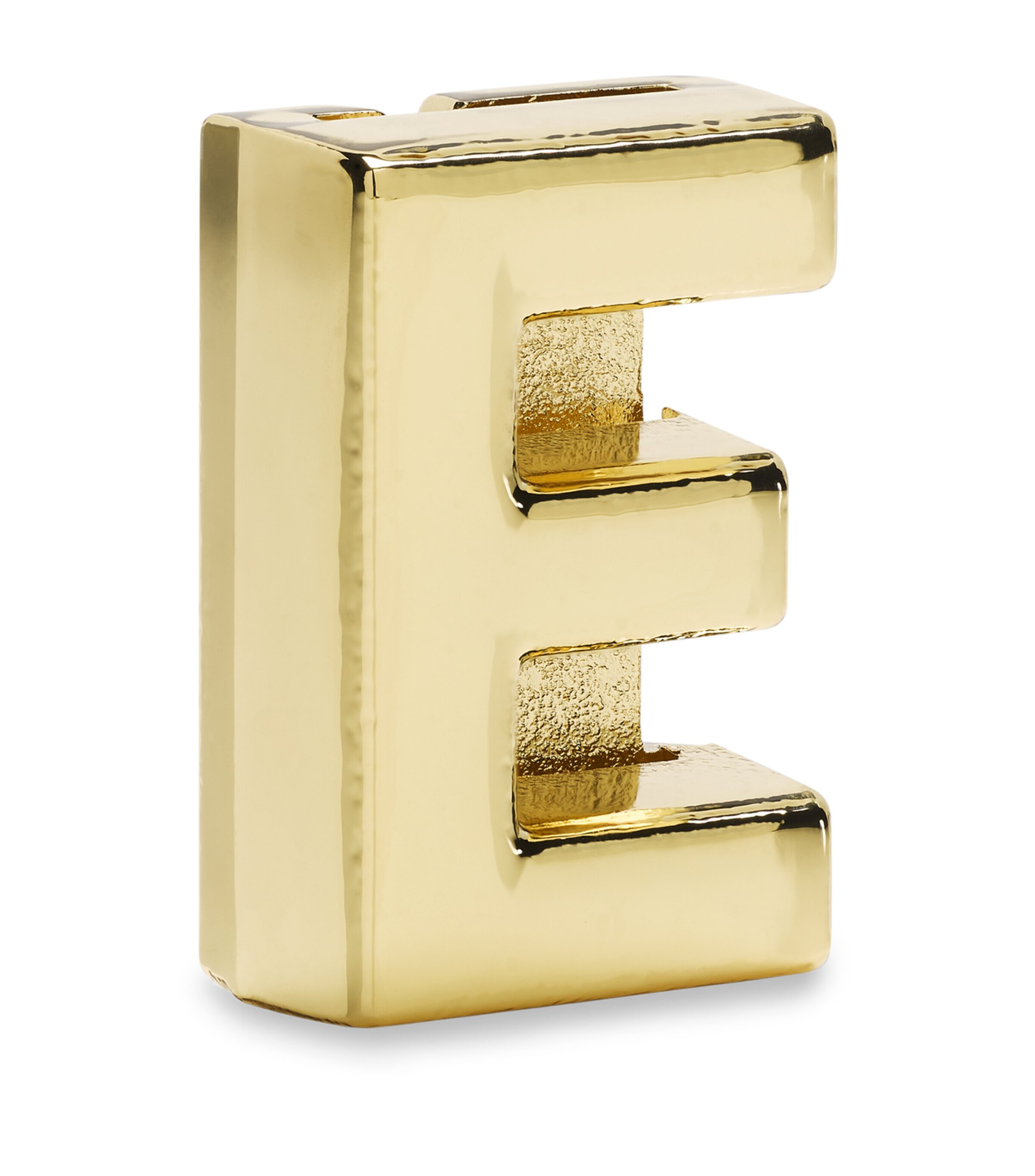 Gold-Plated E Notebook Charm GOLD Image 3