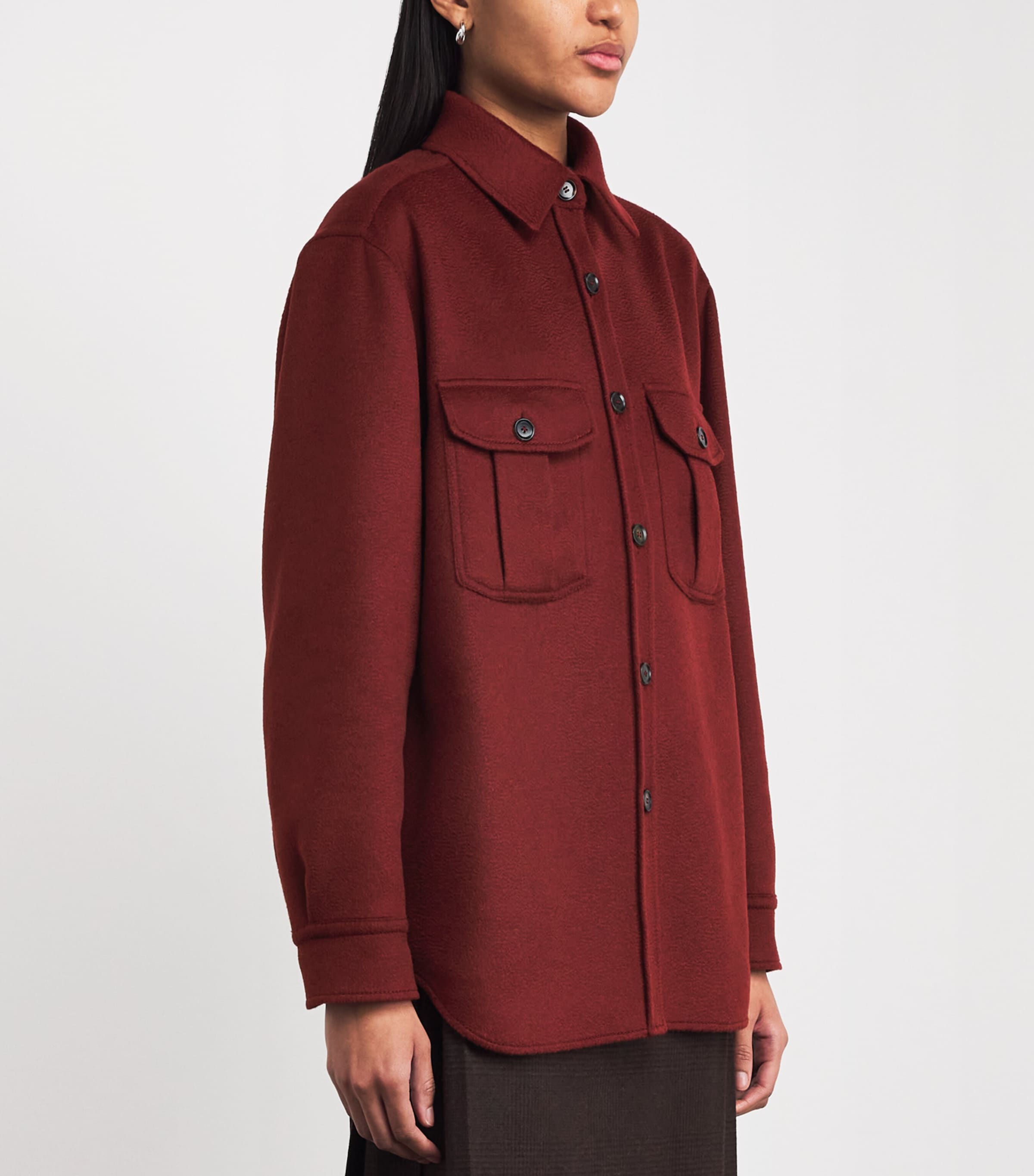 Cashmere Shirt Jacket 6300 SIENNA Image 3