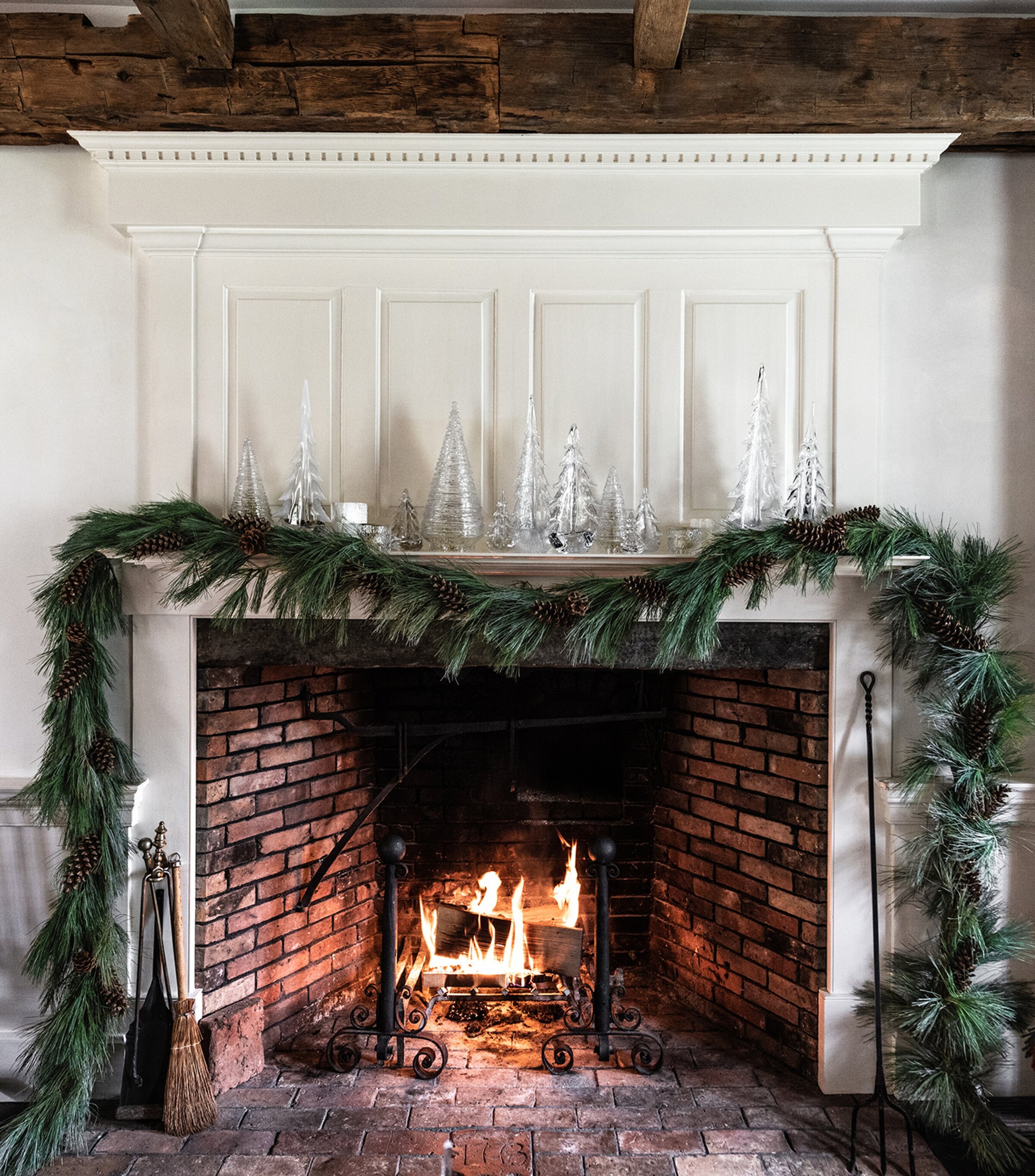 Glass Vermont Evergreen Christmas Tree Ornament CLEAR Image 4