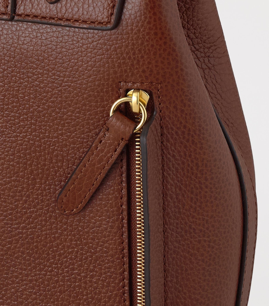 Mulberry Mini Grained Leather Bayswater Backpack Oak Image 5
