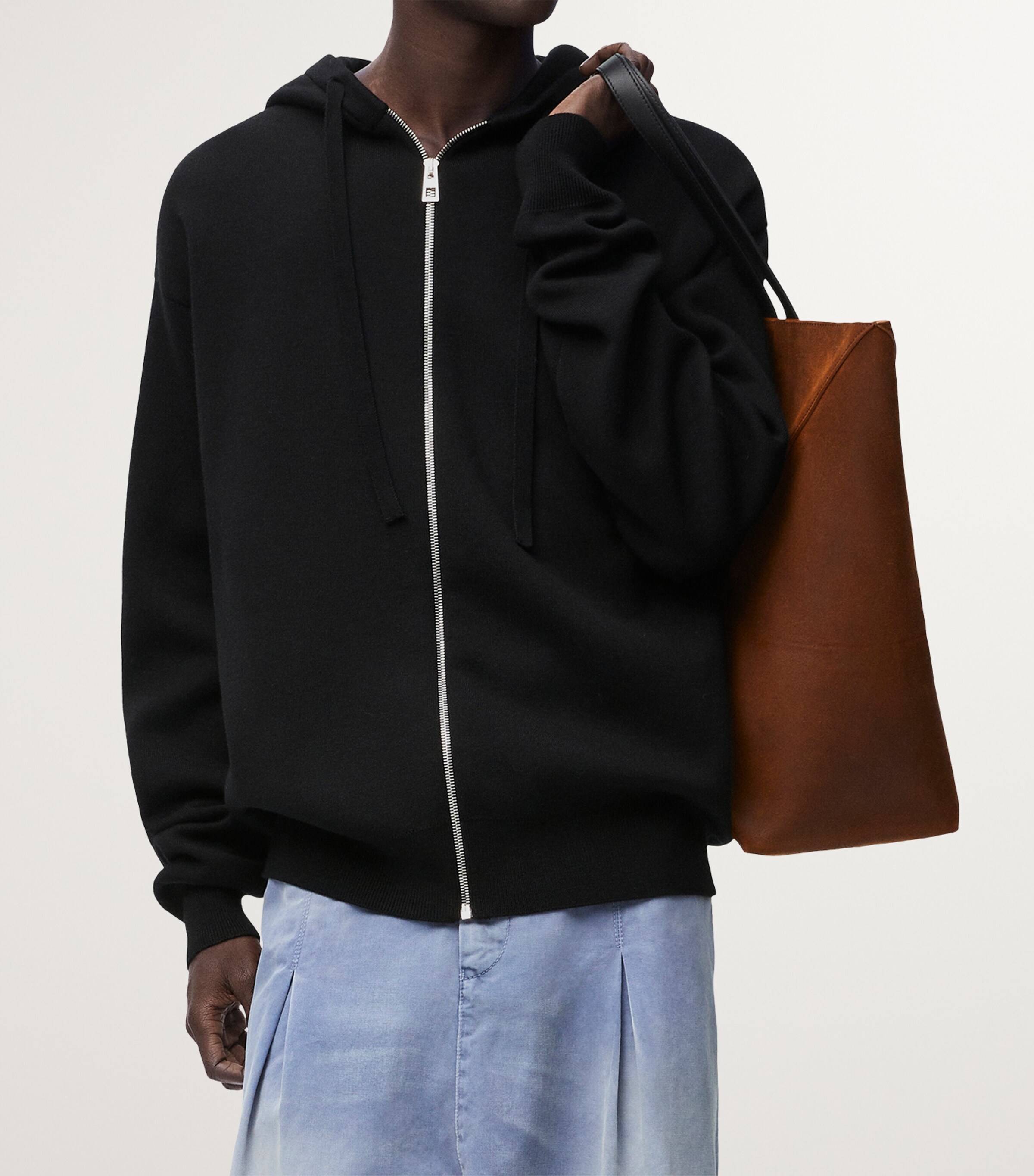 LOEWE Wool Anagram Zip-Up Hoodie | Harrods US