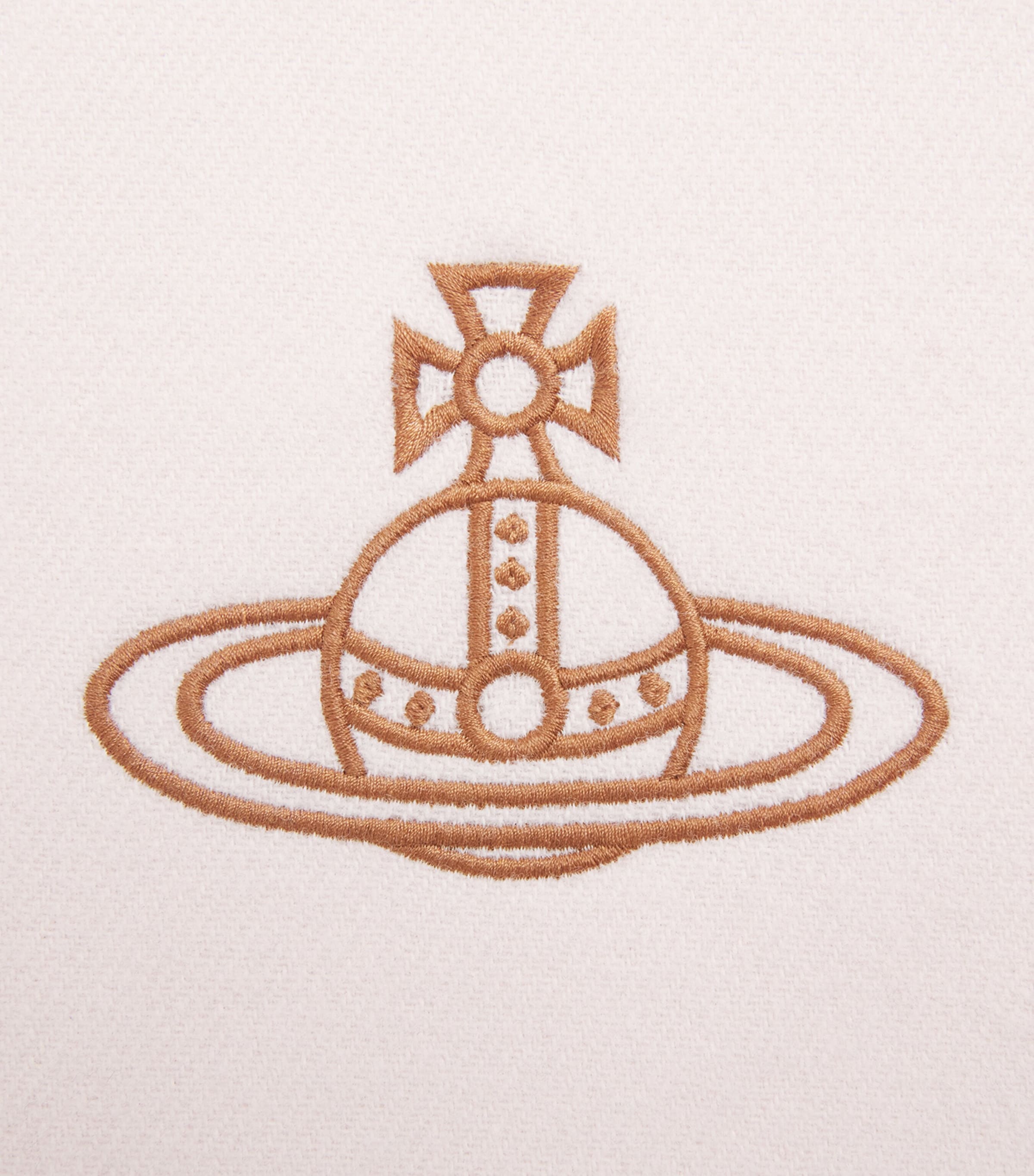Vivienne Westwood Ivory Wool Orb Scarf | Harrods UK