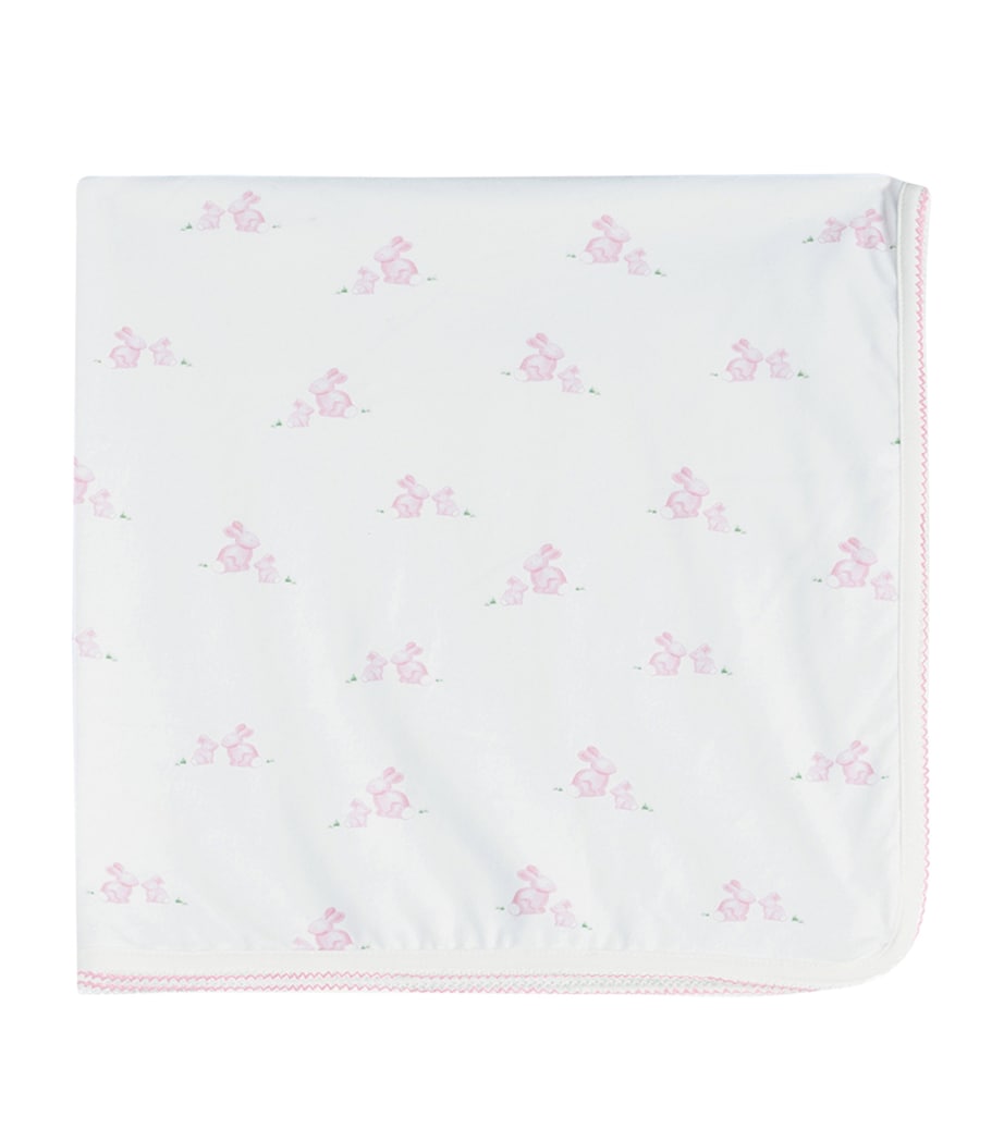 Organic Cotton Lapinou Bunny Blanket PALE PINK BUNNY Image 1