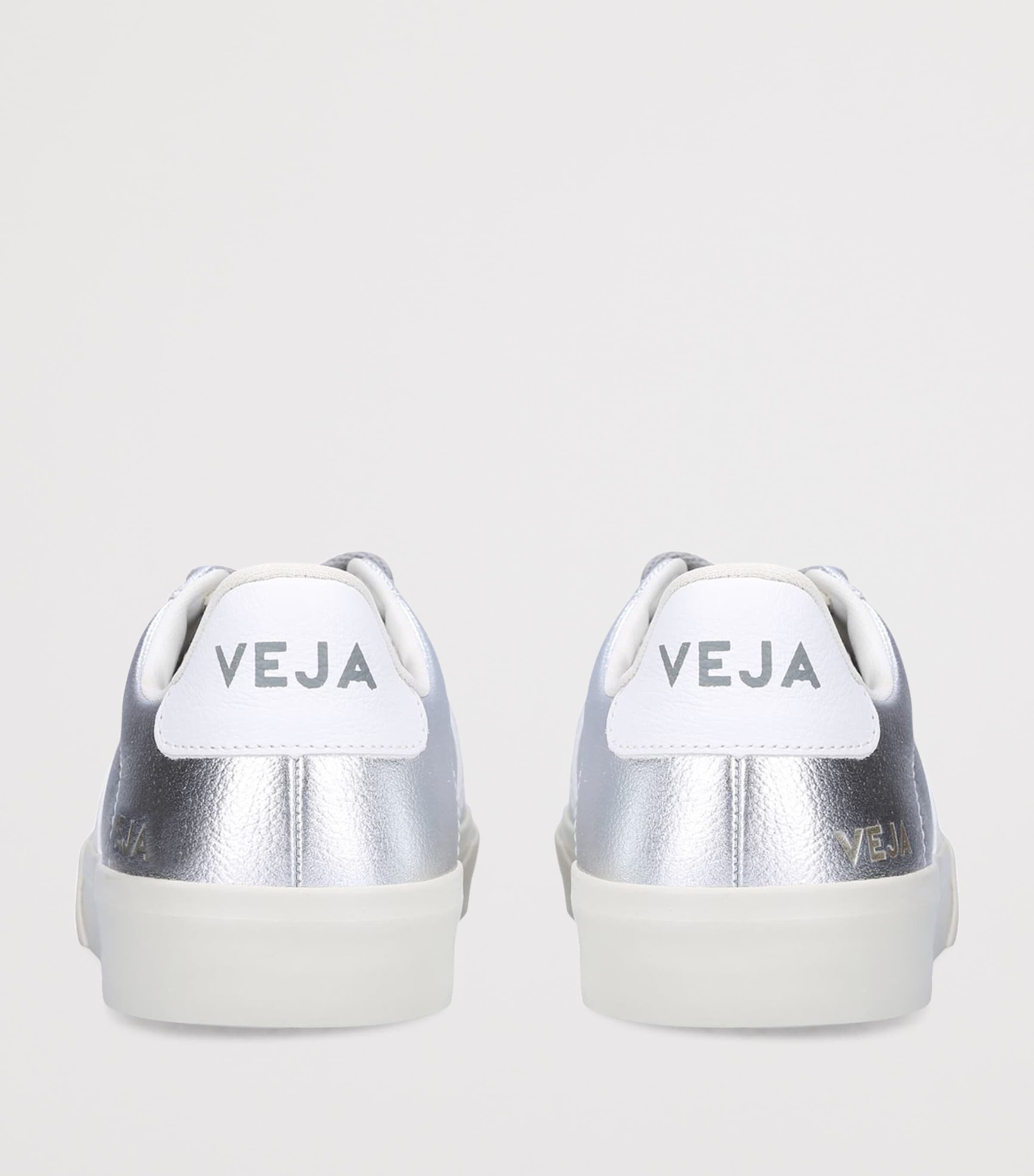 Leather Campo Sneakers SILVER Image 6