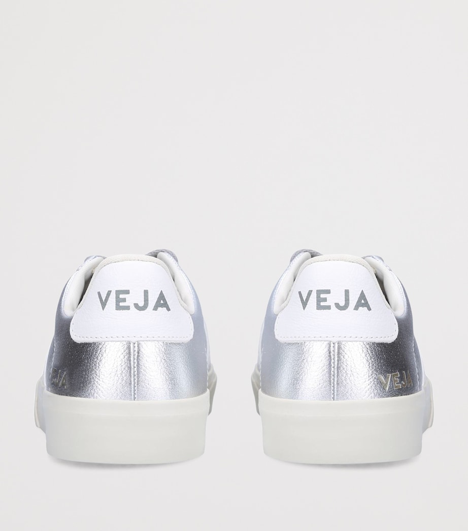 Leather Campo Sneakers SILVER Image 6