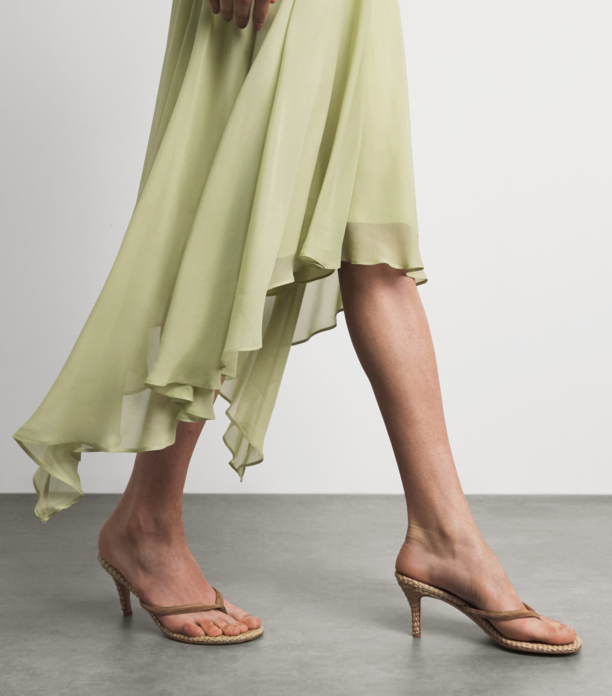 De La Vali Womens Aurora Midi Dress Mint Green Image 5