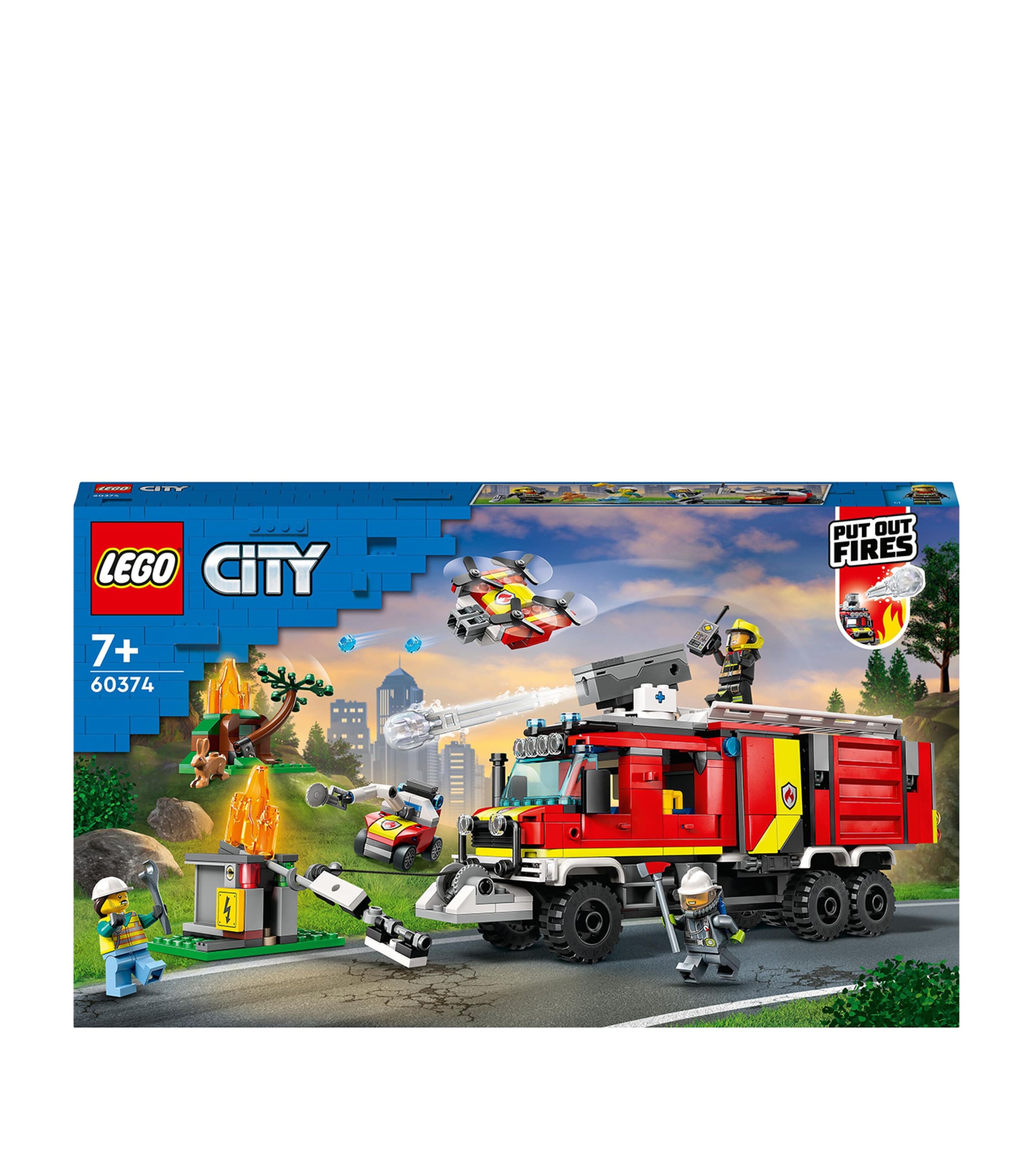 Lego City Fire Command Unit Truck Toy 60374 Image 2