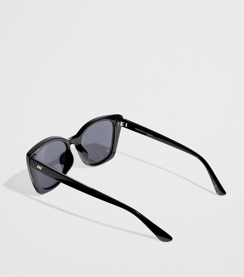 Oversized Incantation Sunglasses BLACK Image 3