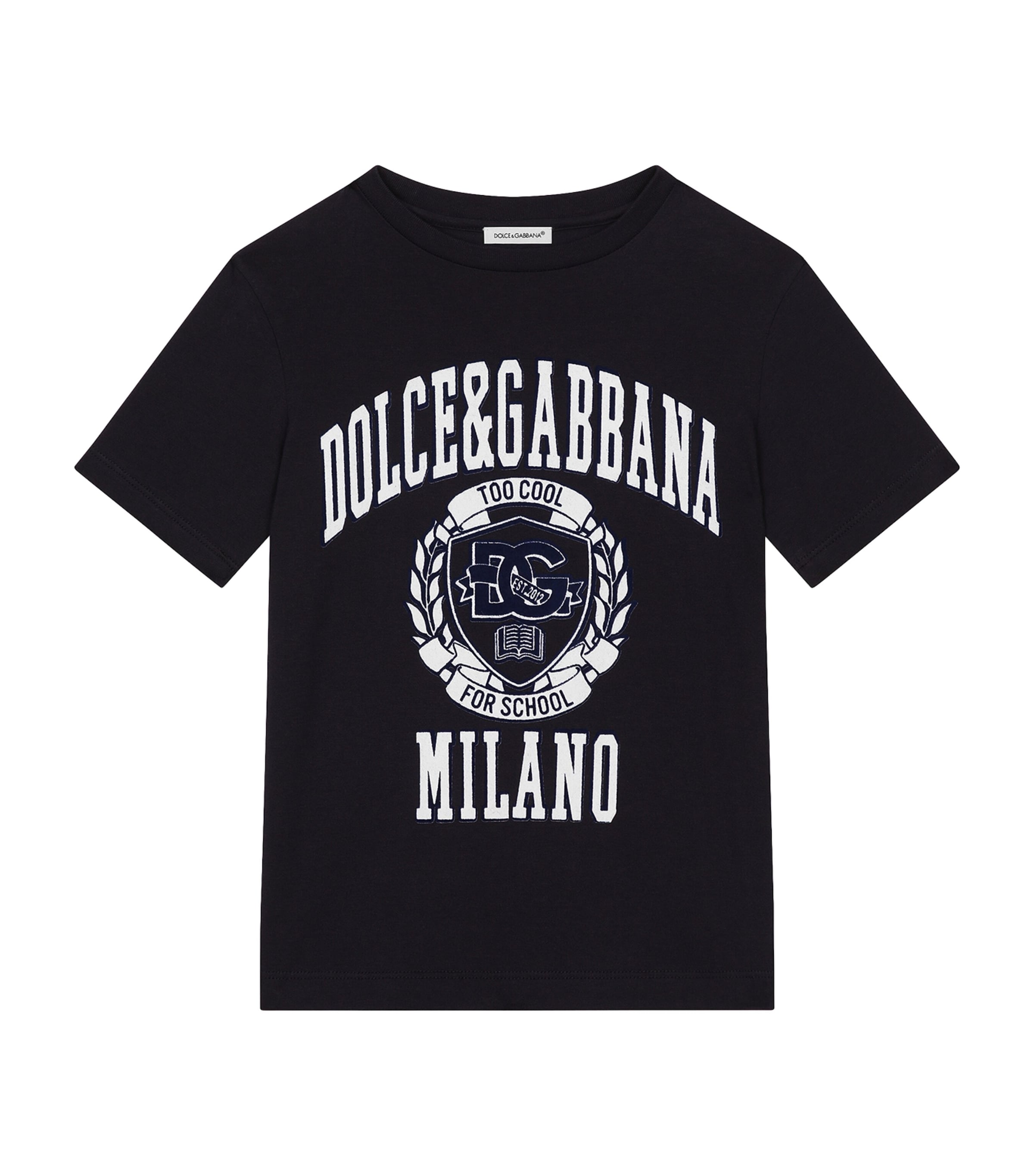 Cotton Logo T-Shirt (8-12 Years) B3681DARK BLUE 5 Image 1
