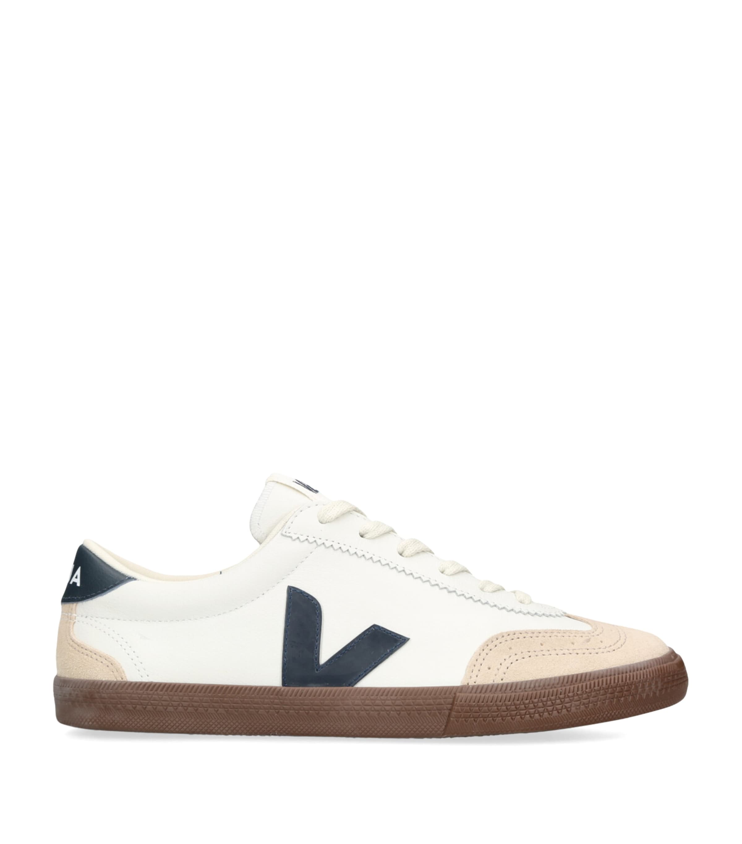 Veja Multicolor Suede And Fabric Volley Sneakers In White