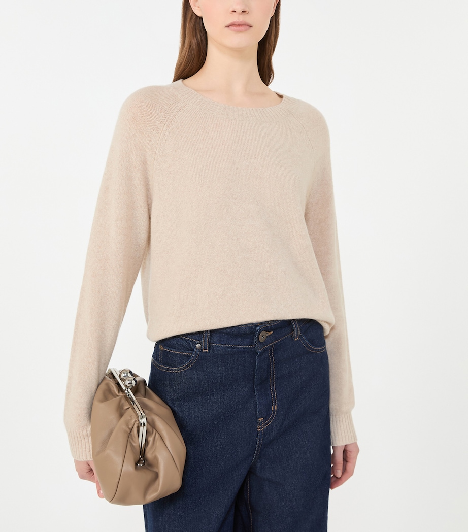 Weekend Max Mara Womens Cashmere Sweater Sand Image 5