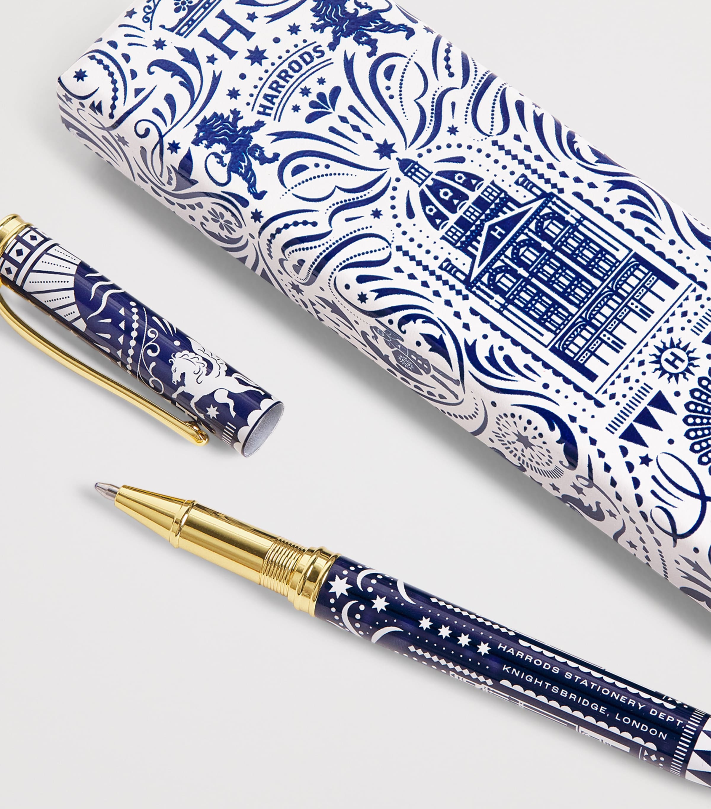 Knights Of Brompton Ballpoint Pen NAVY Image 3