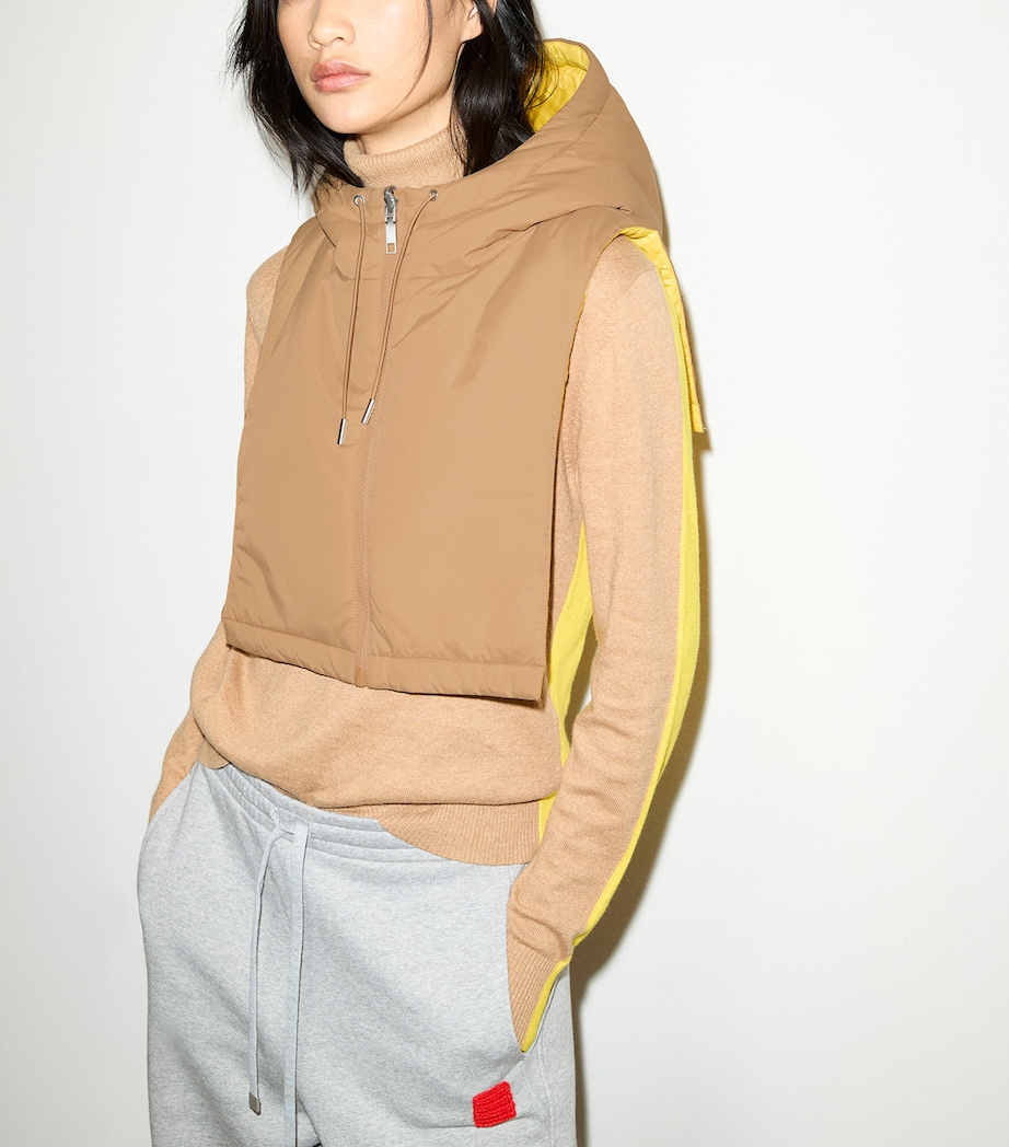 MAX&Co. Womens Reversible Gilet Camel Image 2