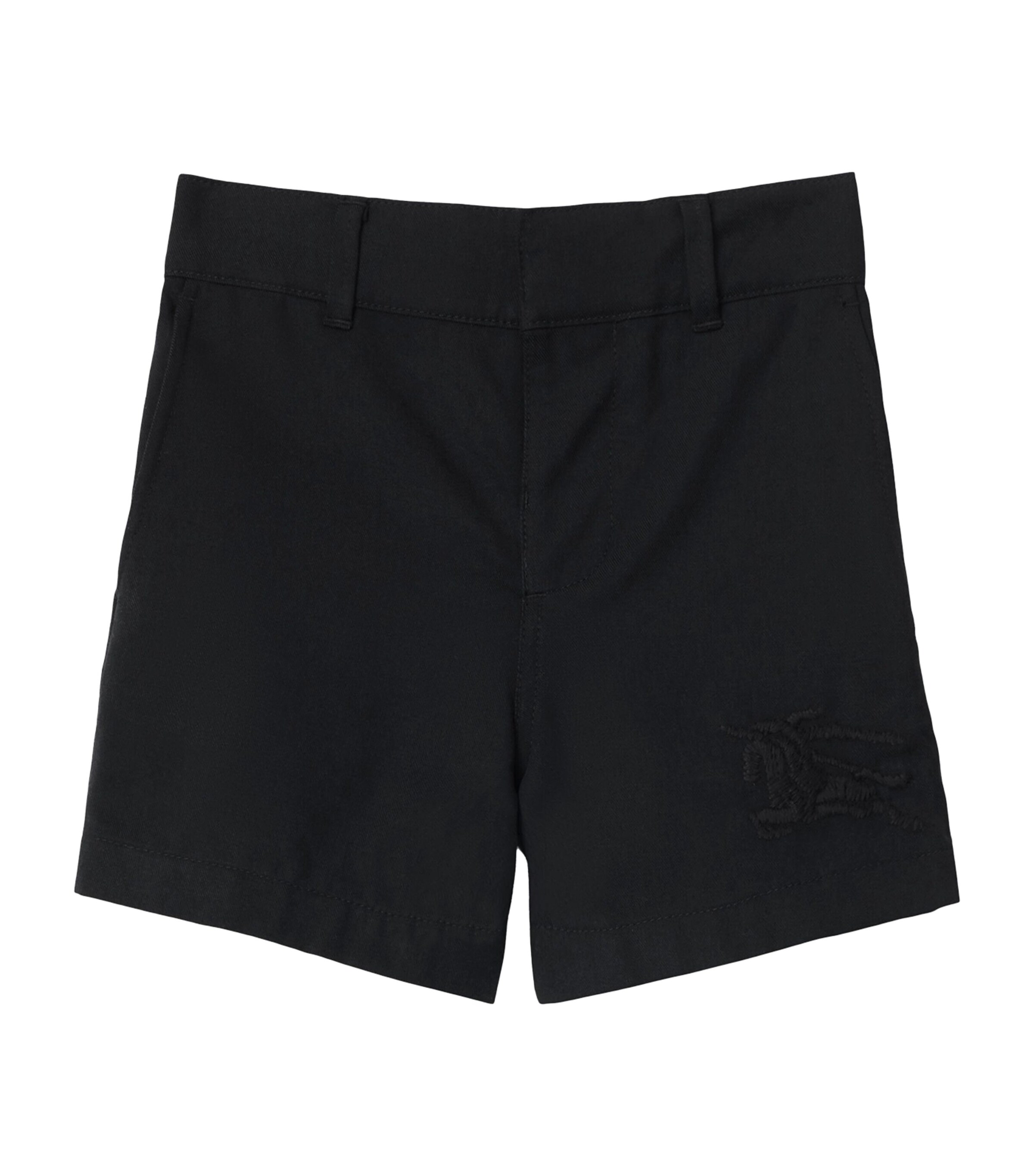 Burberry Kids Cotton Poplin Shorts (6-24 Months) Black Image 1