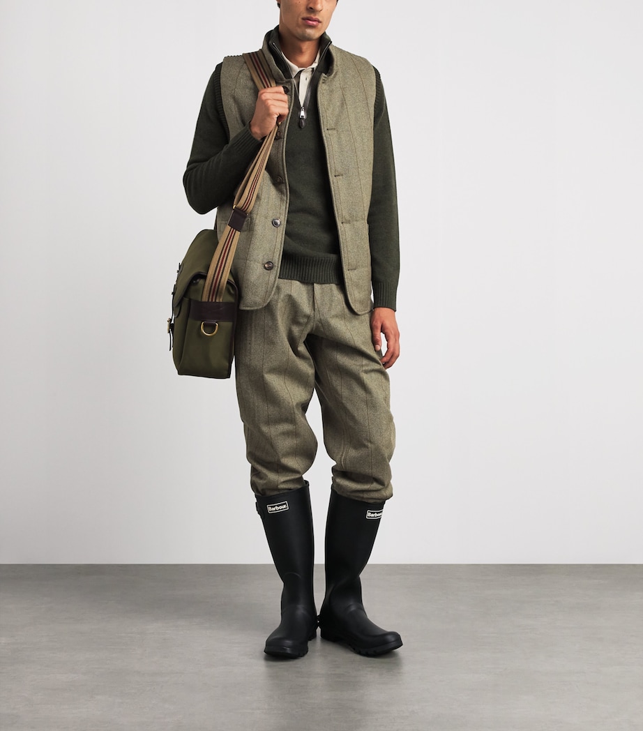 Purdey Mens Tweed Stripe Breek Trousers Cairn Tweed Image 2