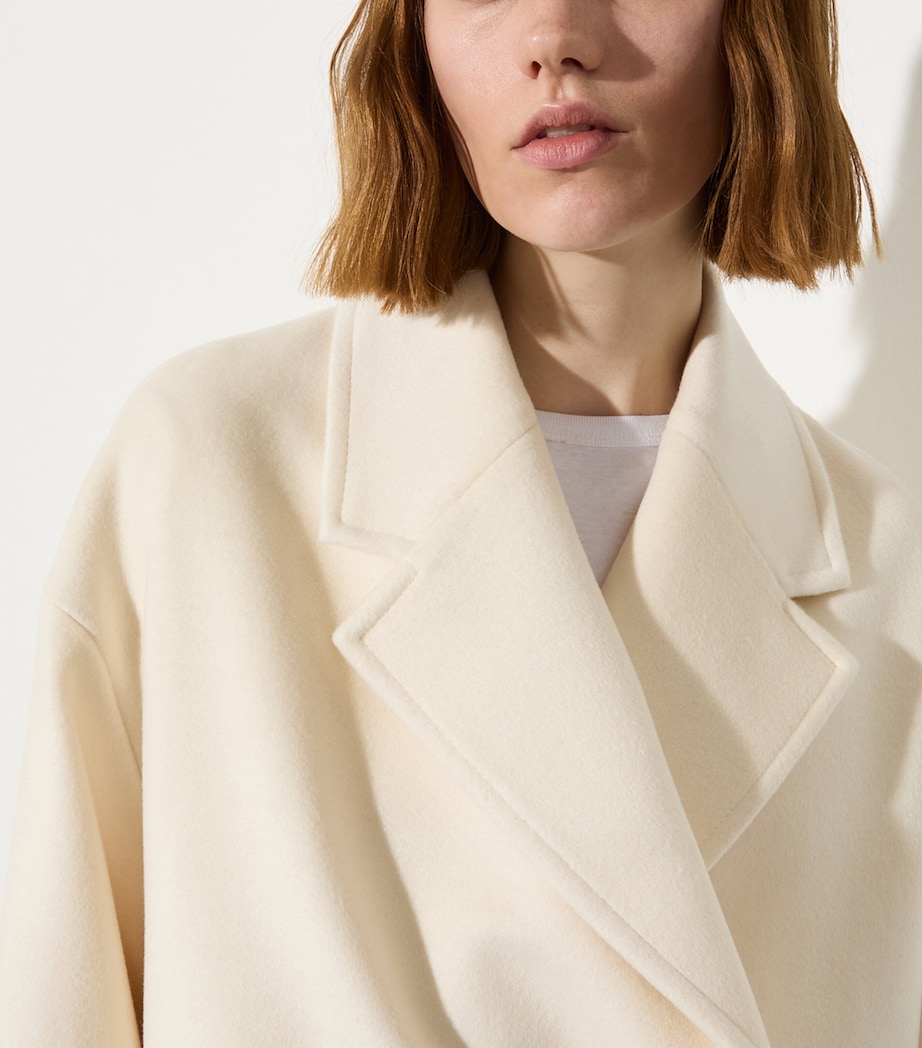 Wool-Cashmere Overcoat WHITE Image 6