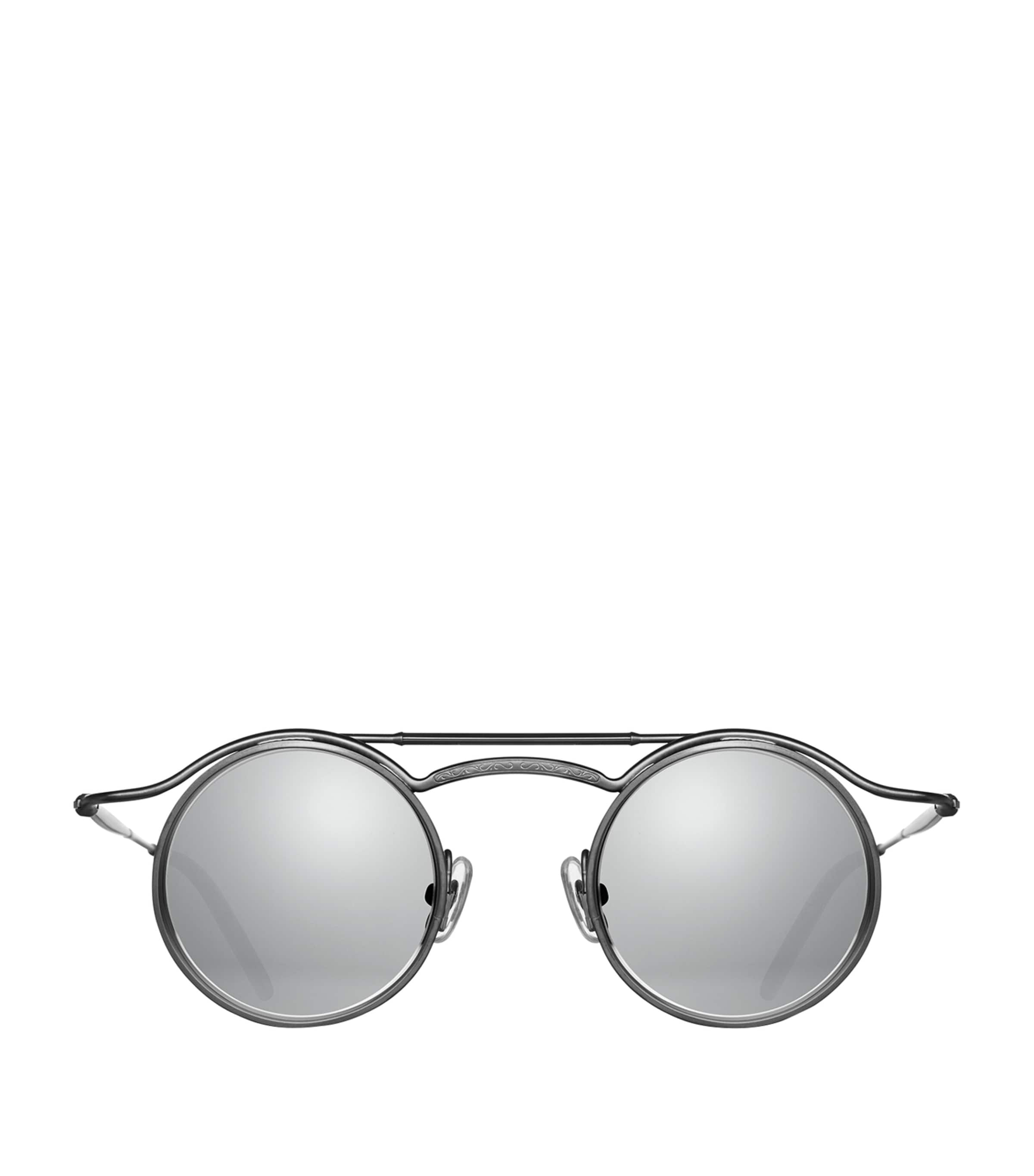 Matsuda Cross-bar Sunglasses In Black