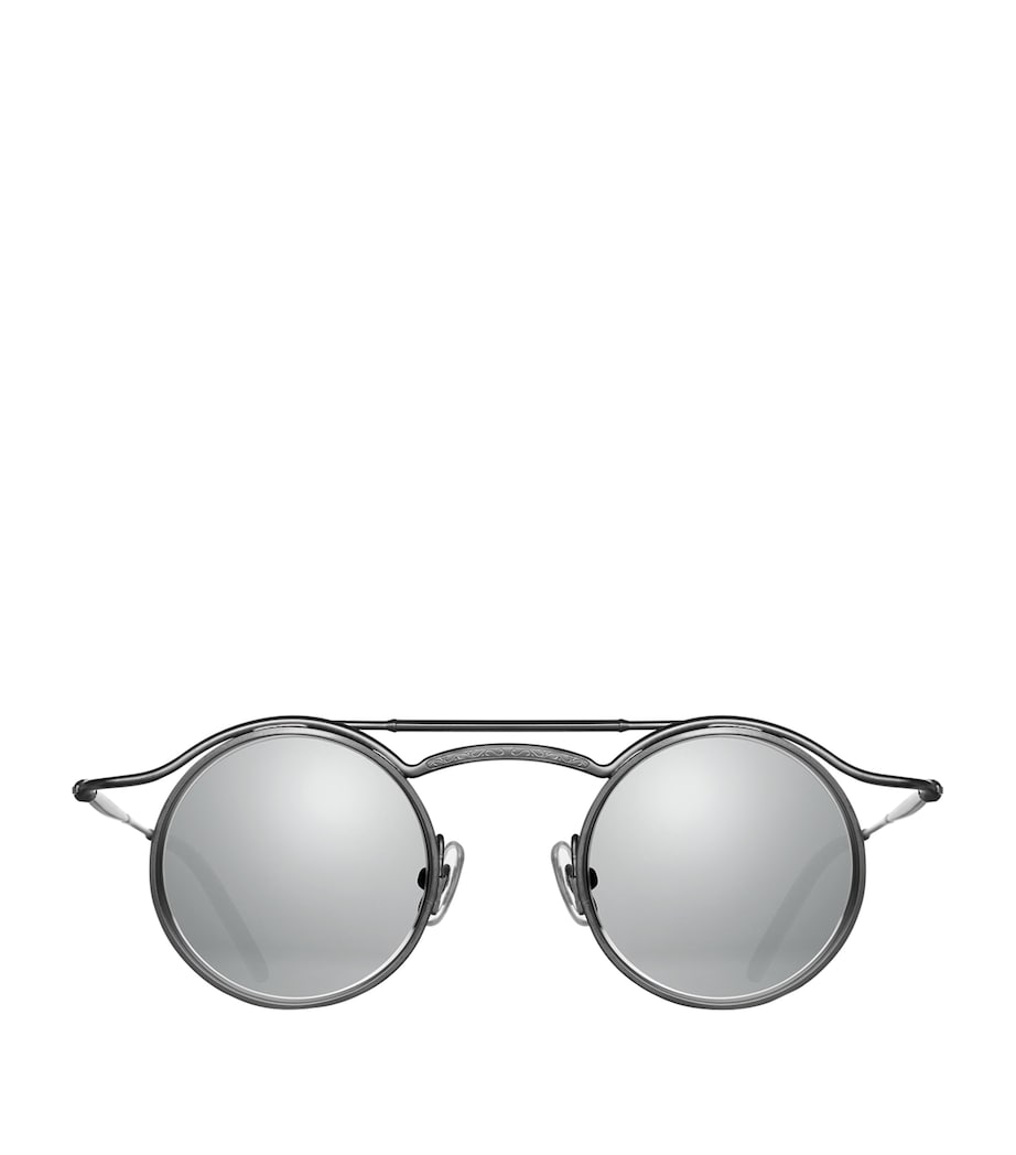 Cross-Bar Sunglasses MATTE BLACK Image 1