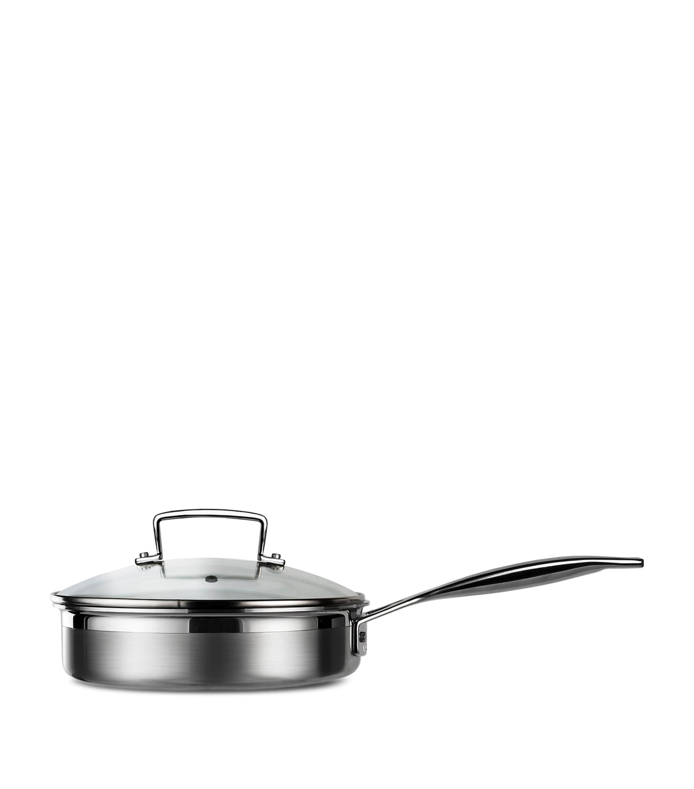 3-Ply Stainless Steel Sauté Pan with Poaching Insert (20cm) STEEL Image 4
