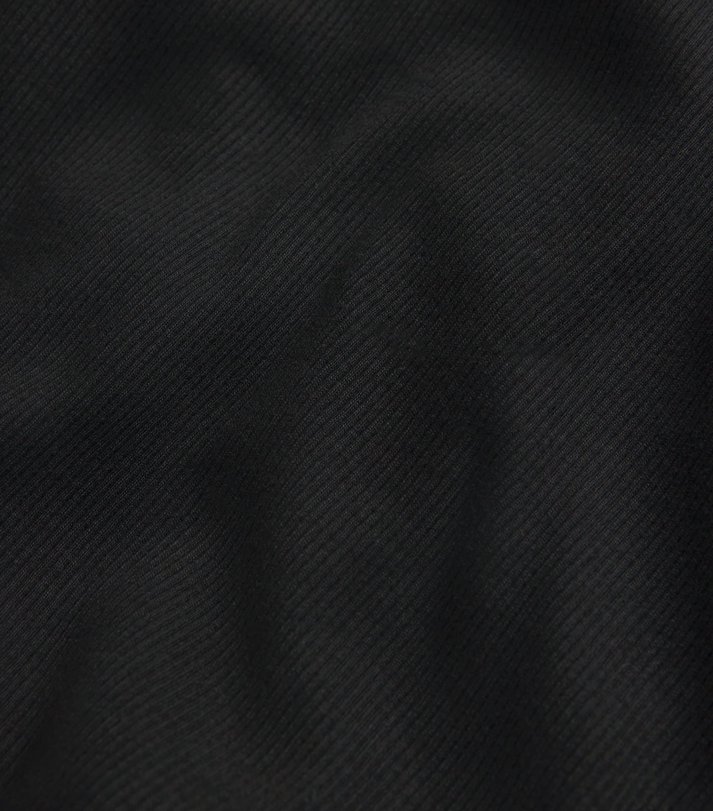 Stretch-Cotton Ribbed Ultimate T-Shirt BLACK Image 5