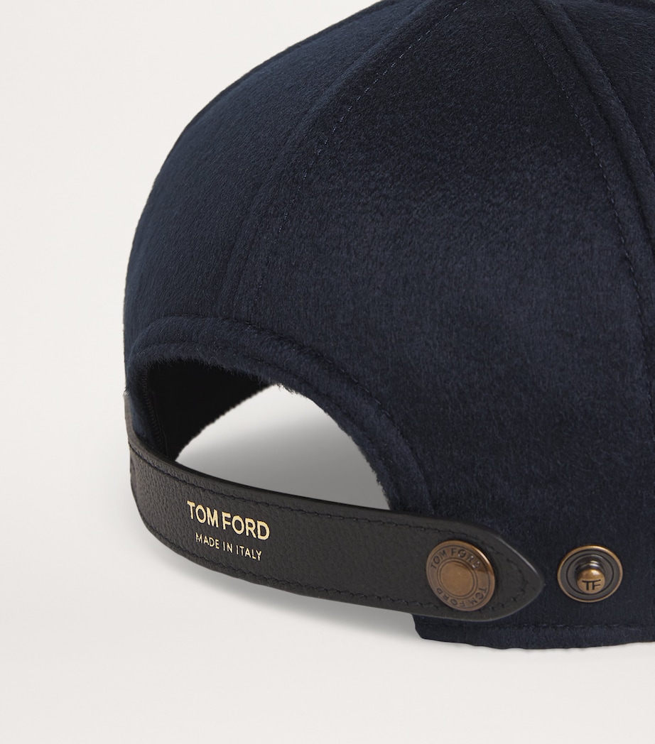 Cashmere Embroidered Baseball Cap 1L023 Image 4