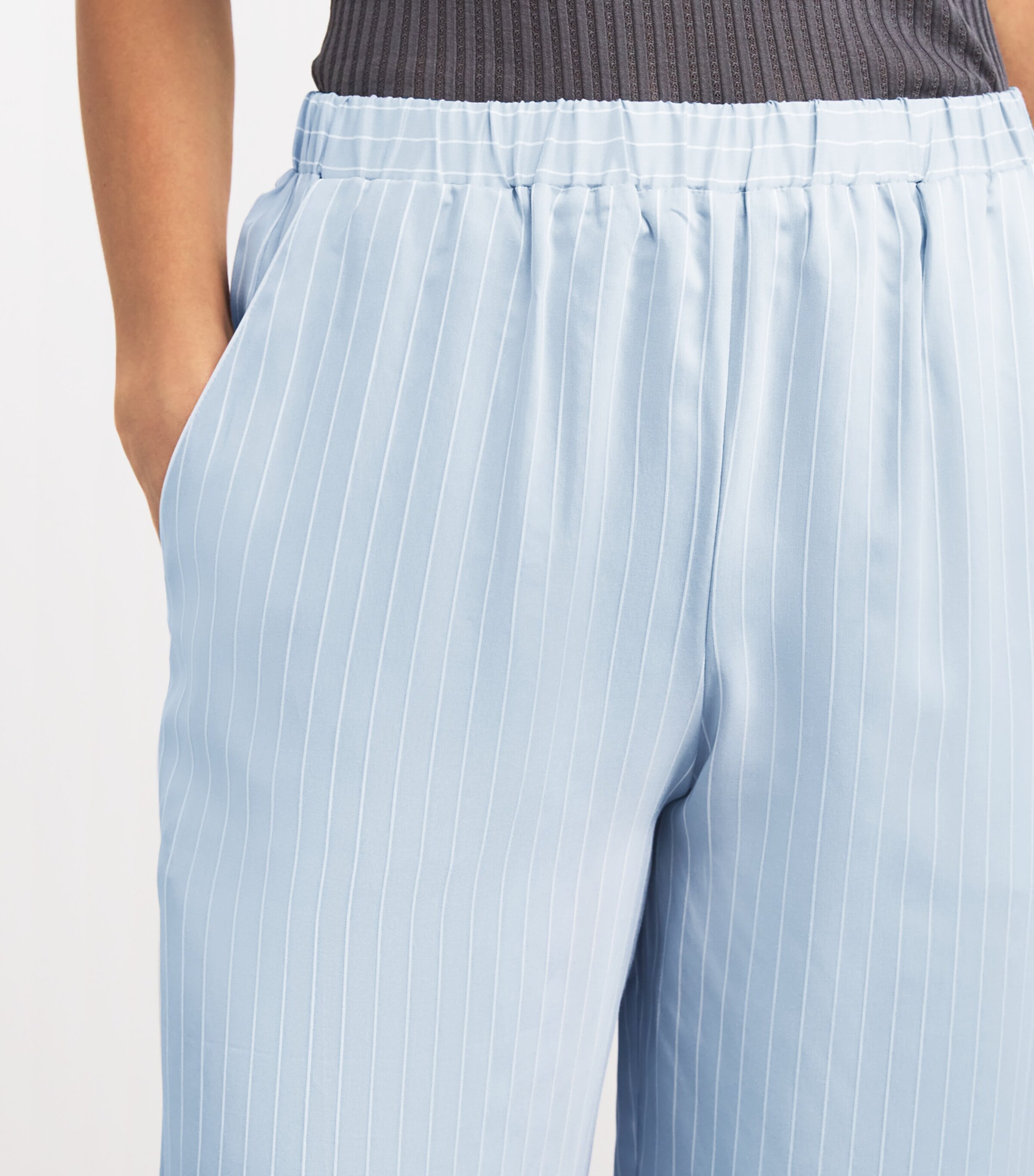 Striped Pyjama Bottoms 416 BLUE STRIPES Image 6