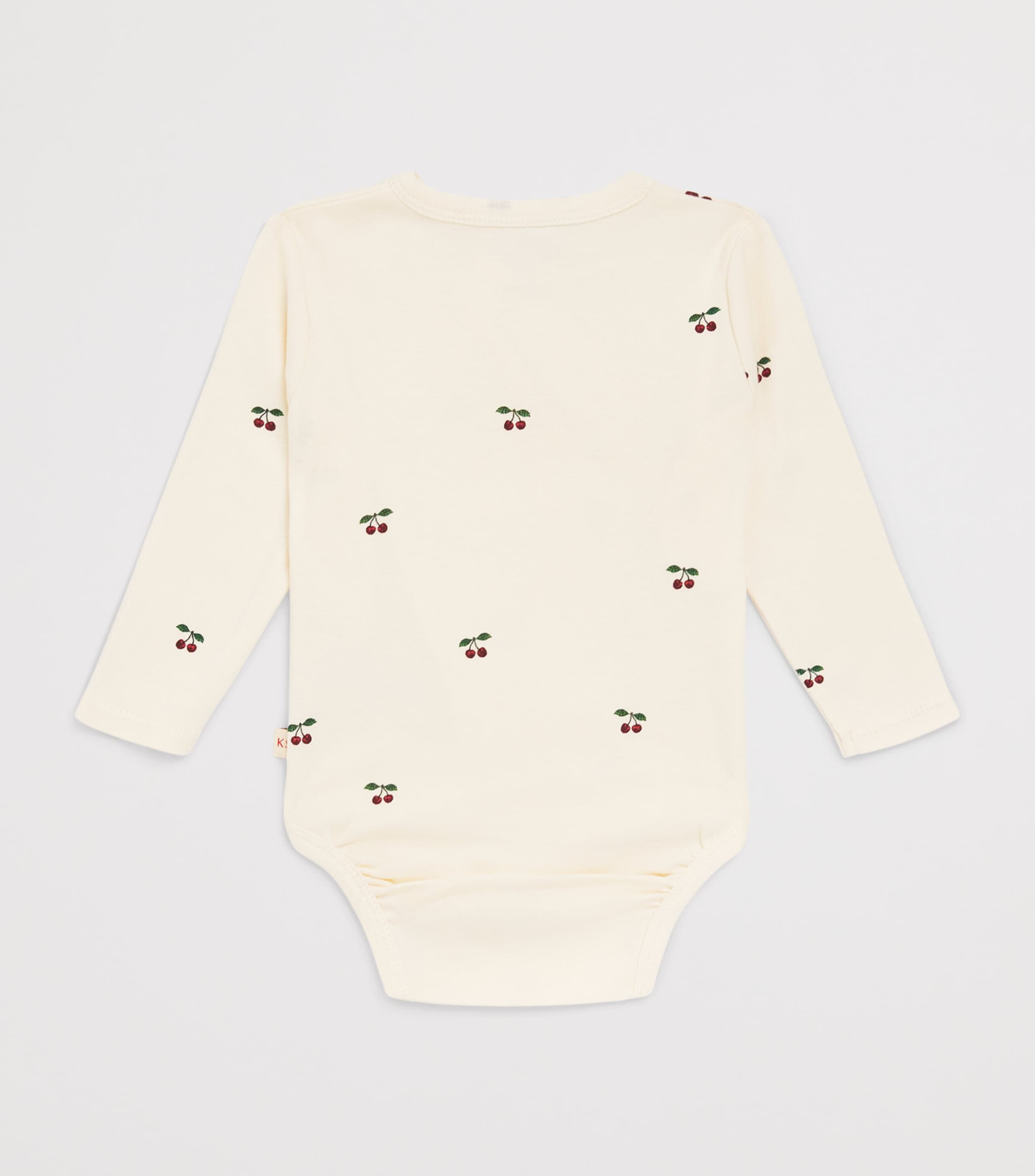 KONGES SLOJD Organic Cotton Cherry Print Bodysuit (0-9 Months) Image 2