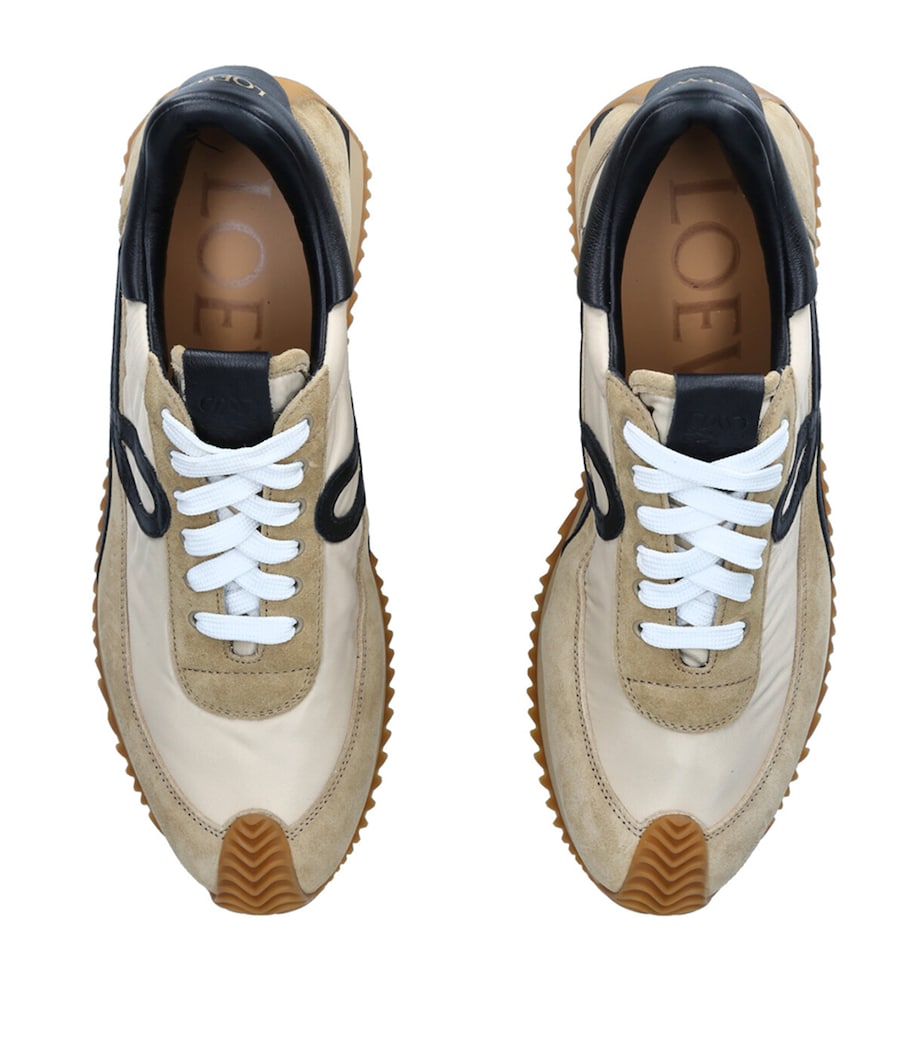 LOEWE Mens Flow Runner Sneakers Beige Comb Image 4