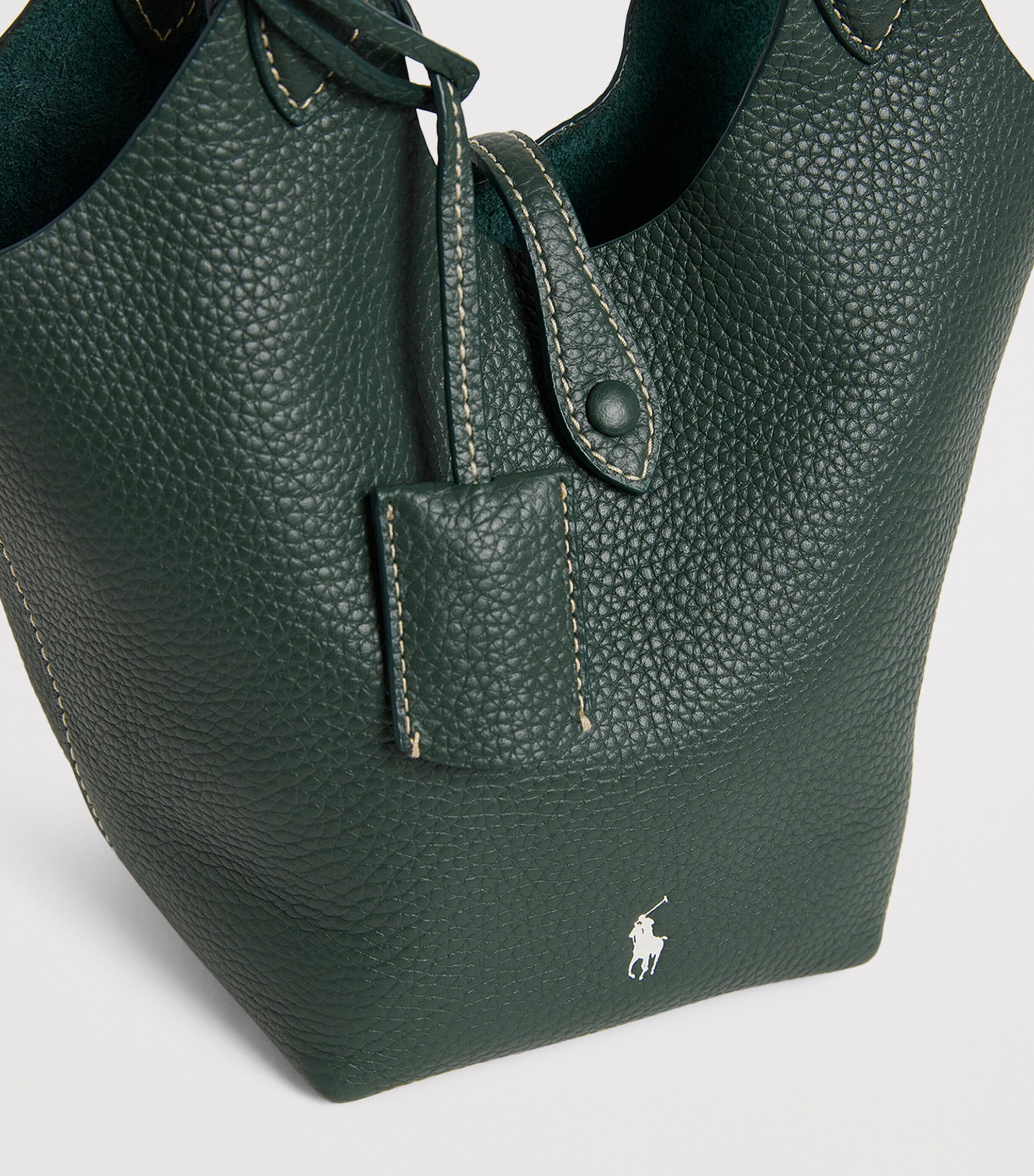 Polo Ralph Lauren Small Leather Polo Play Cross-Body Bag Ficus Image 4