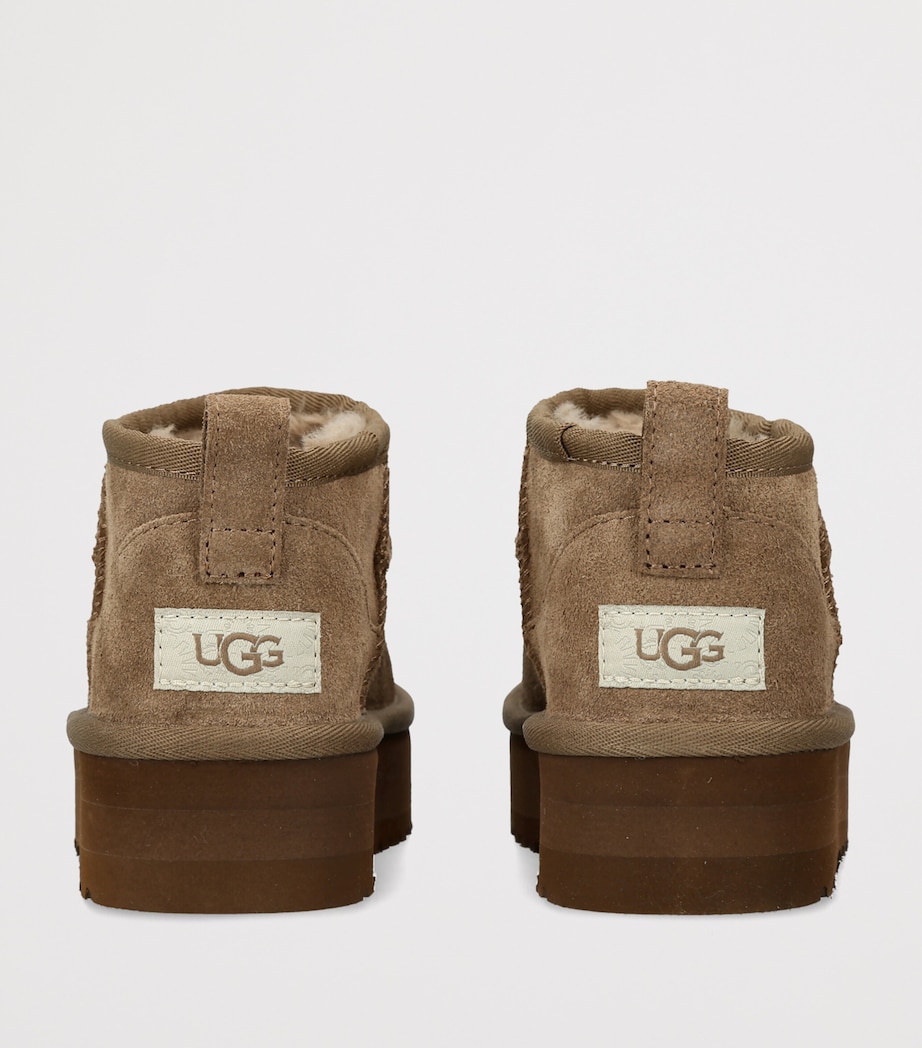 UGG Kids Classic Ultra Mini Platform Boots Brown Image 4
