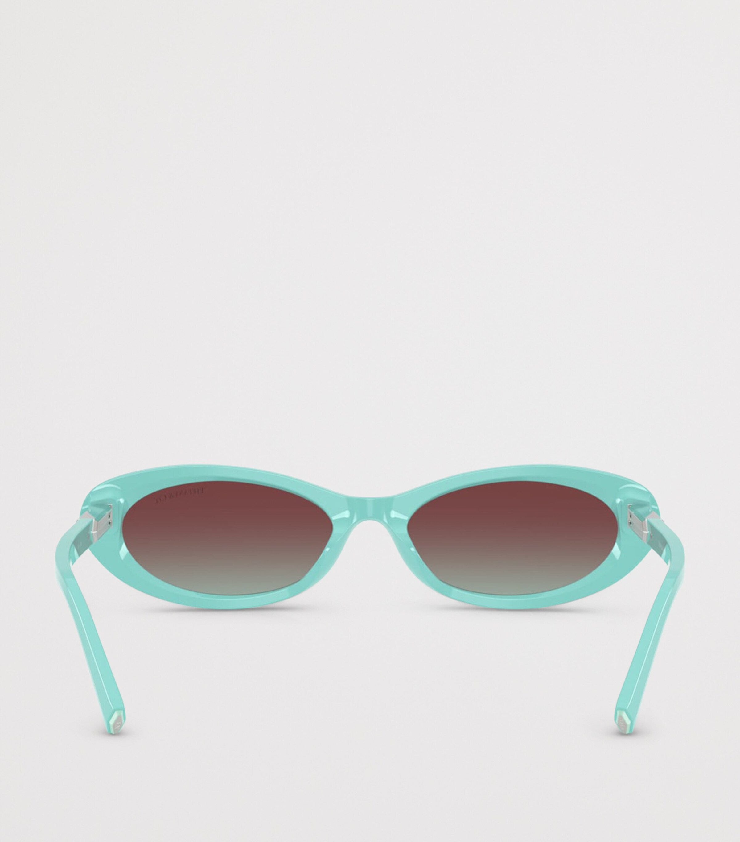 Tiffany & Co. Acetate Oval TF4250 Sunglasses Blue Image 4