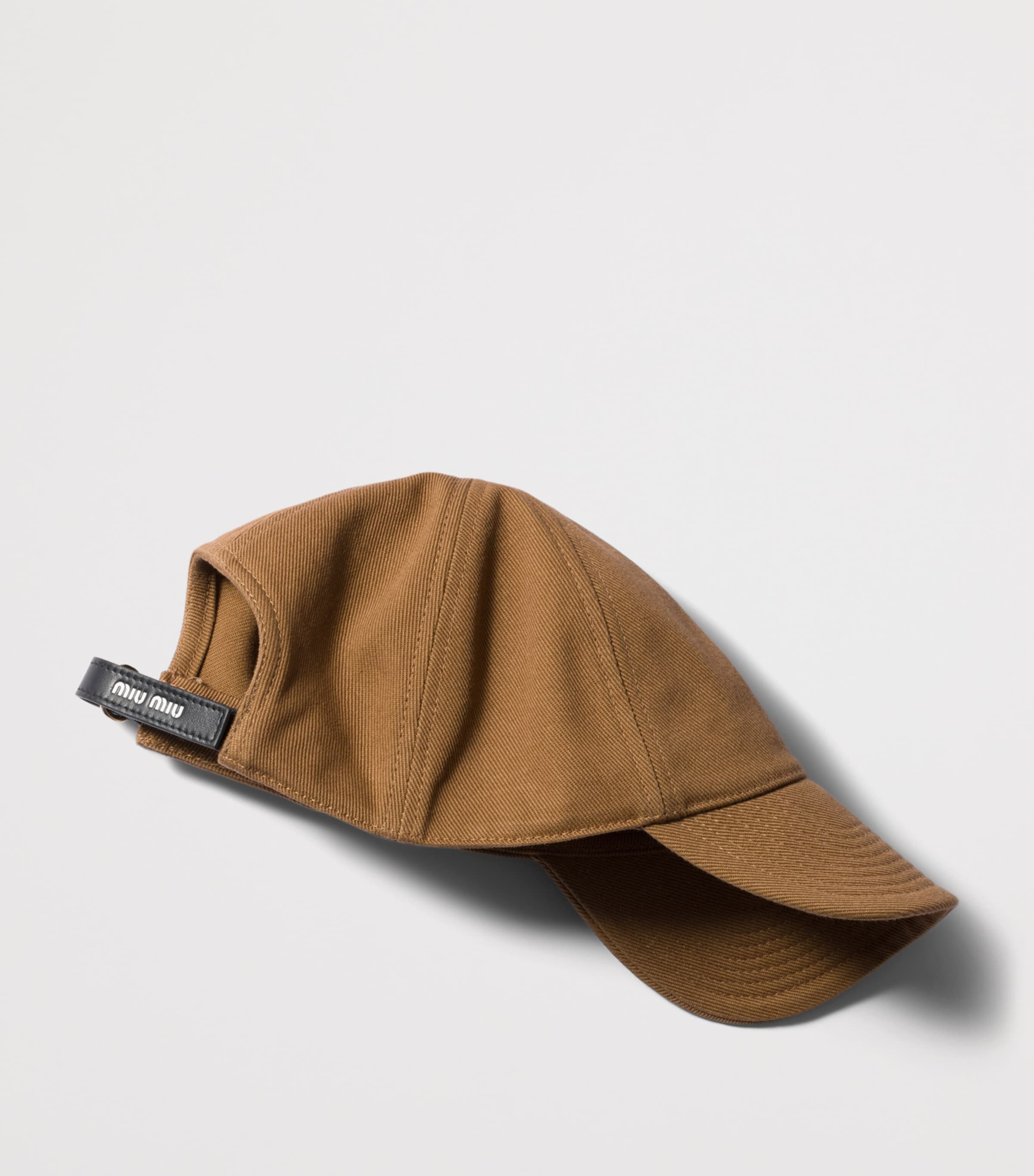Miu Miu Cotton Drill Baseball Cap Image 2